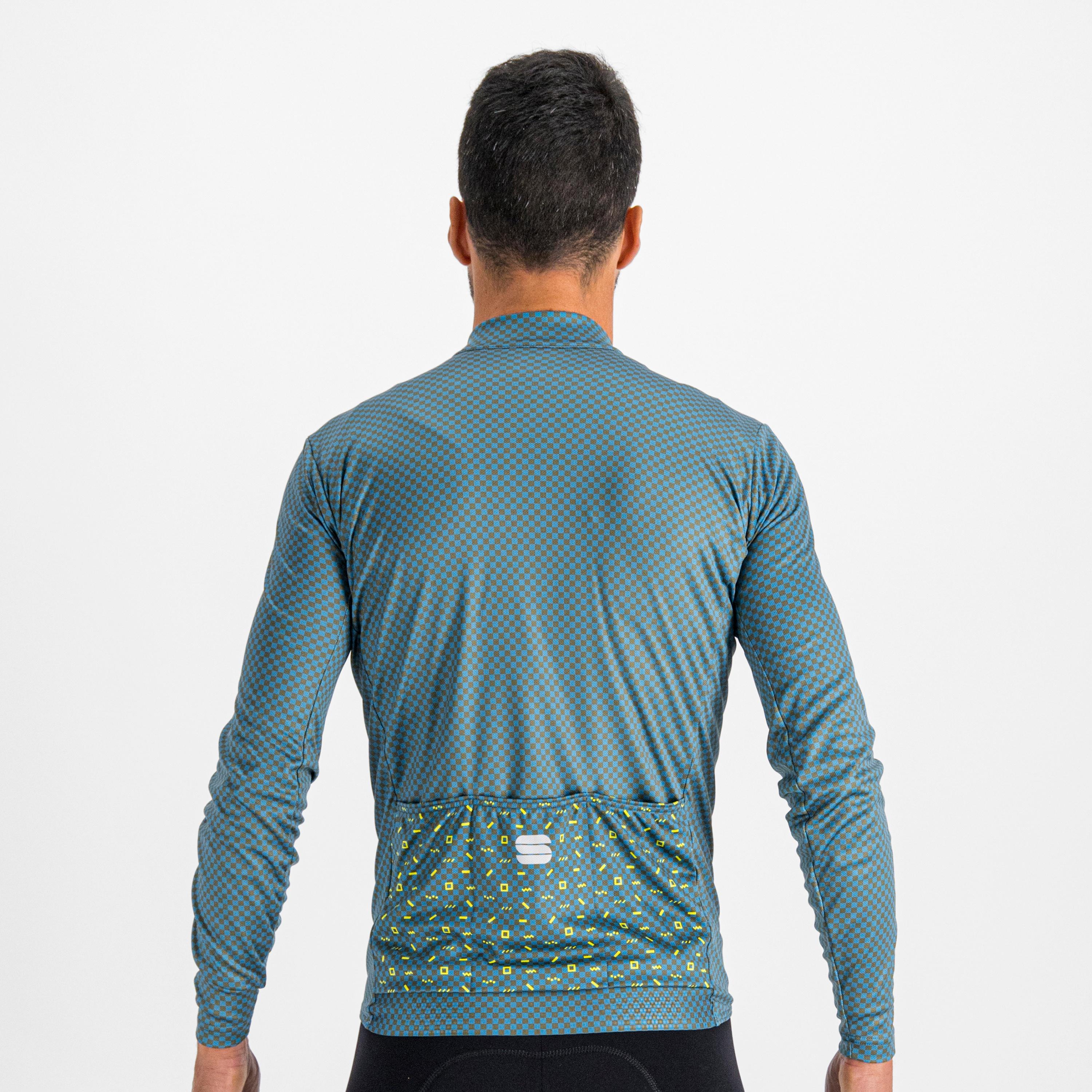 Checkmate thermal jersey - berry blue beetle cedar - sportful