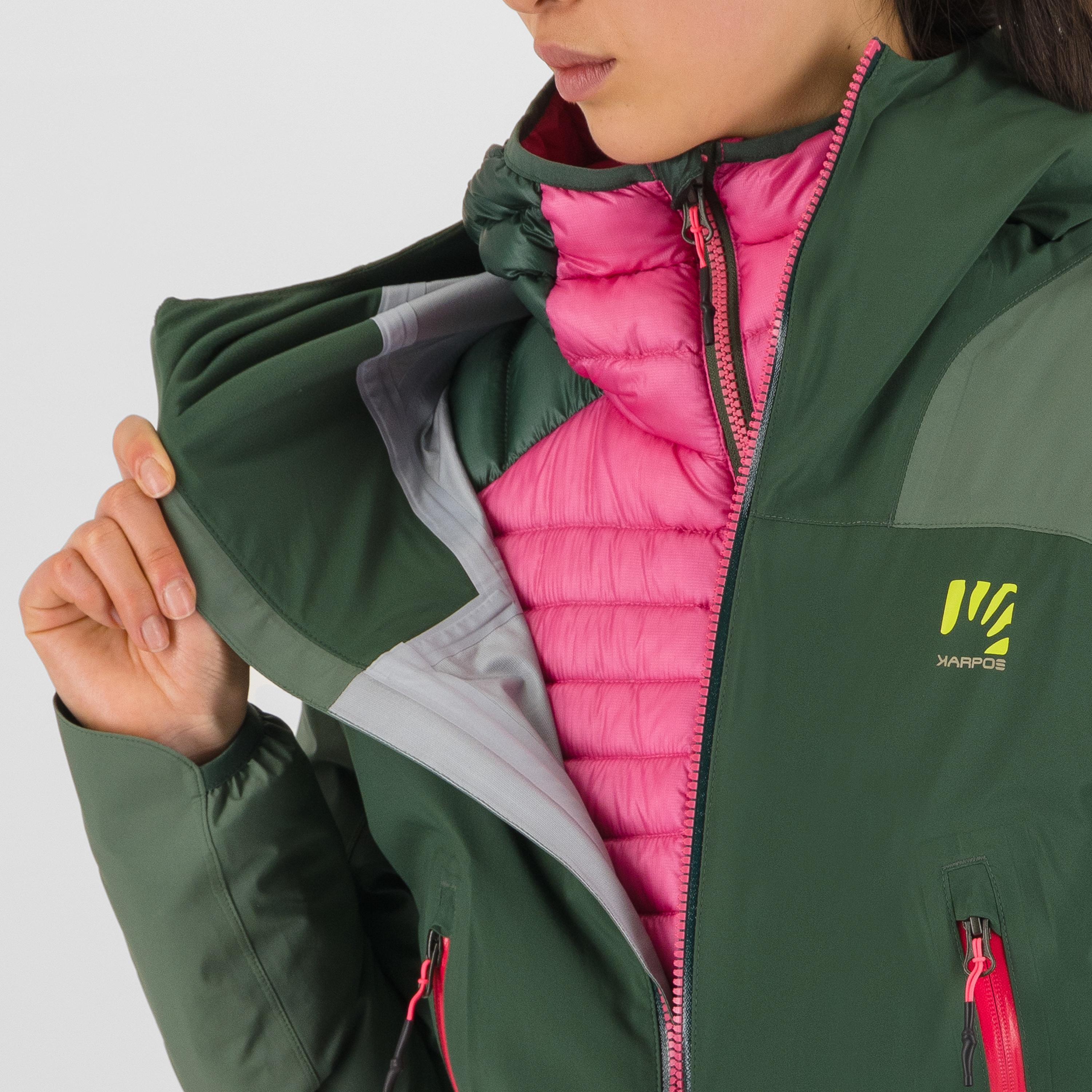 Valsesia shell w jacket - jungle green/duck green - karpos