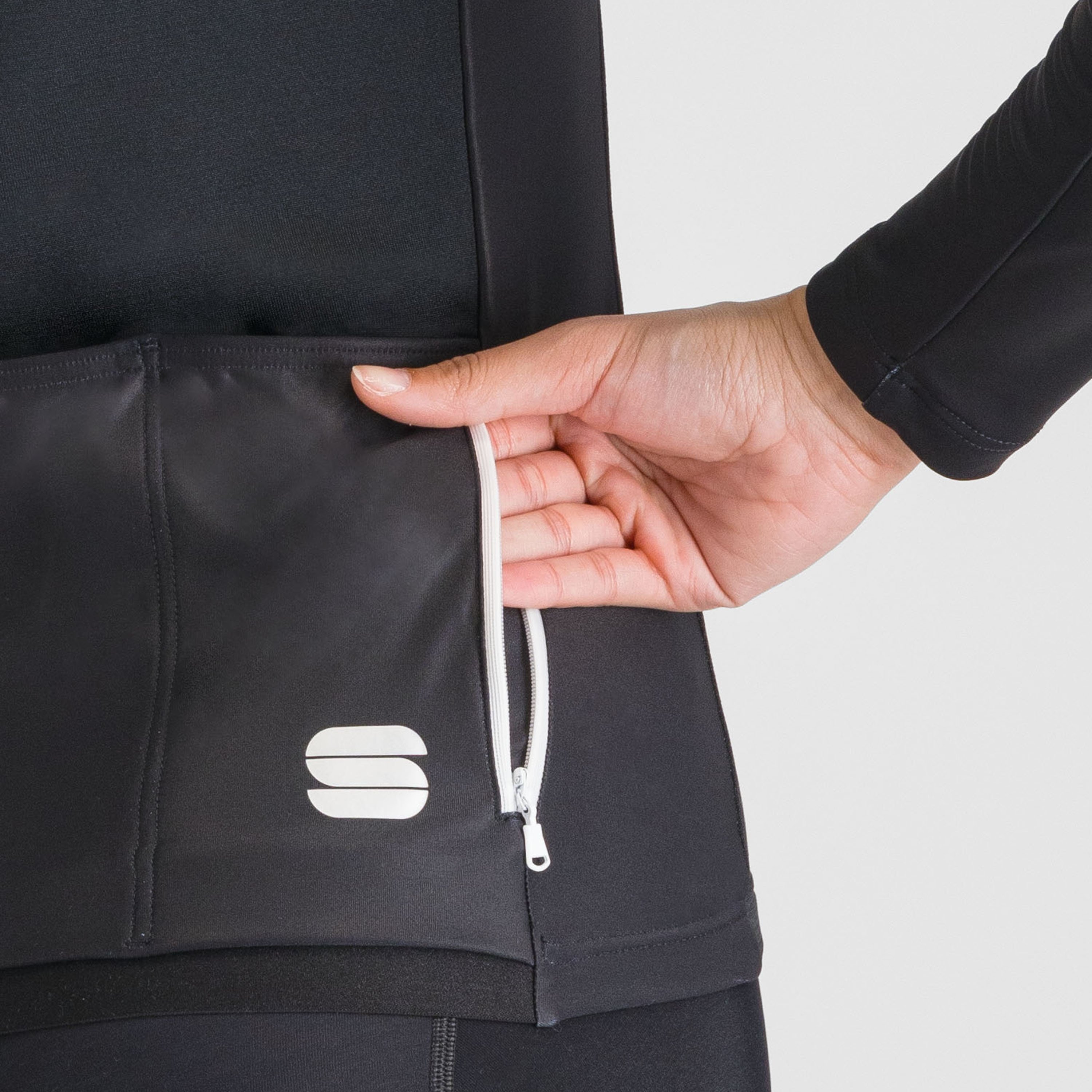 Srk thermal w jersey - black - sportful