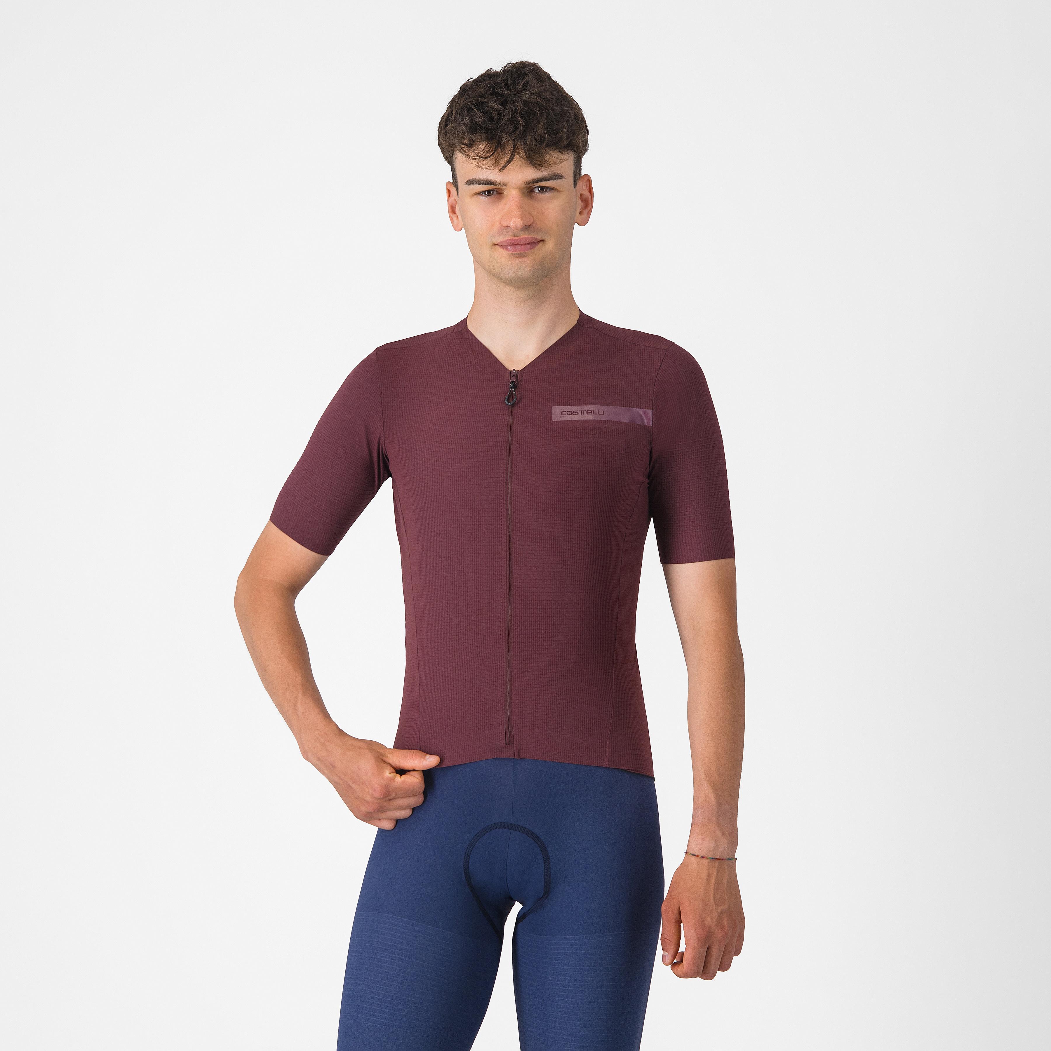 Premio evo jersey - deep bordeaux - castelli