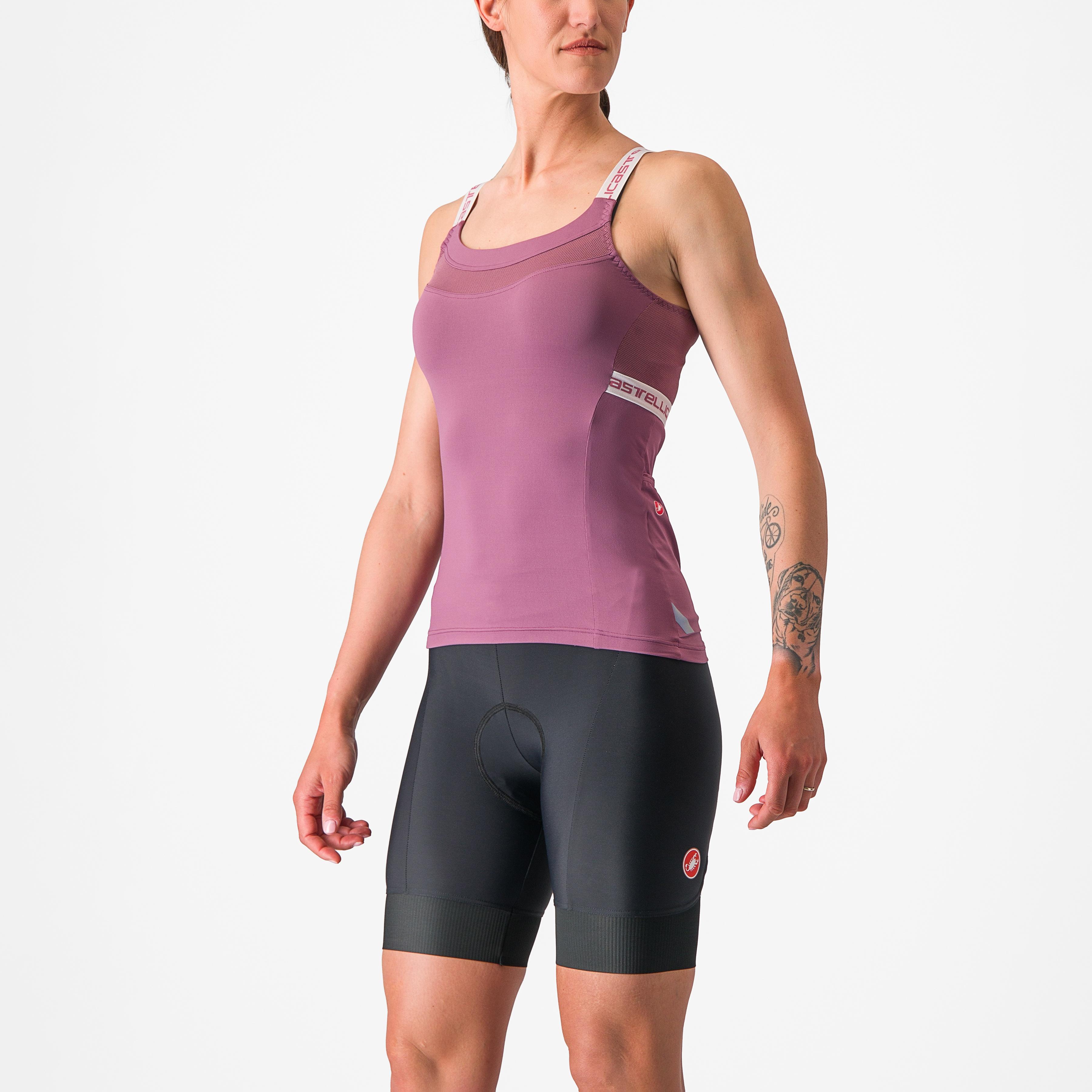 Bavette top - deep purple/ivory - castelli