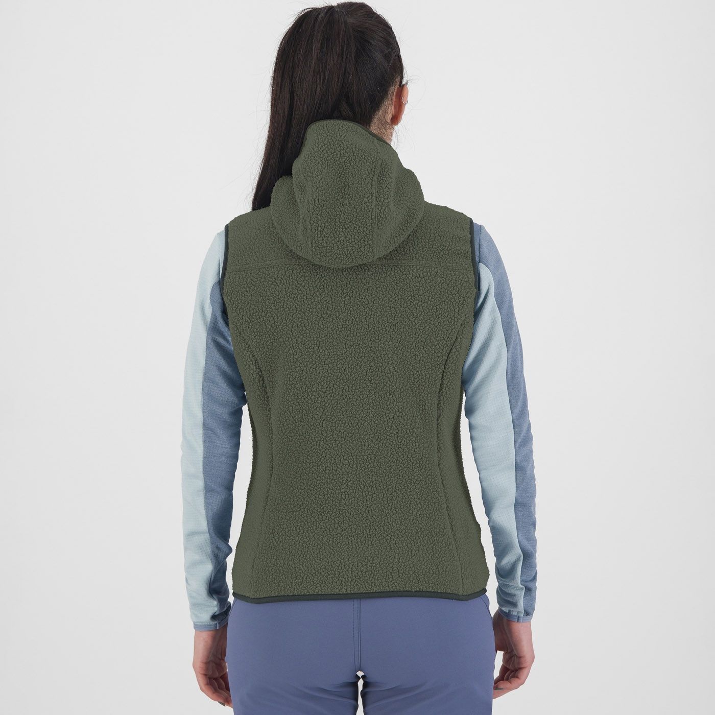 80's hoodie w vest - thyme - karpos