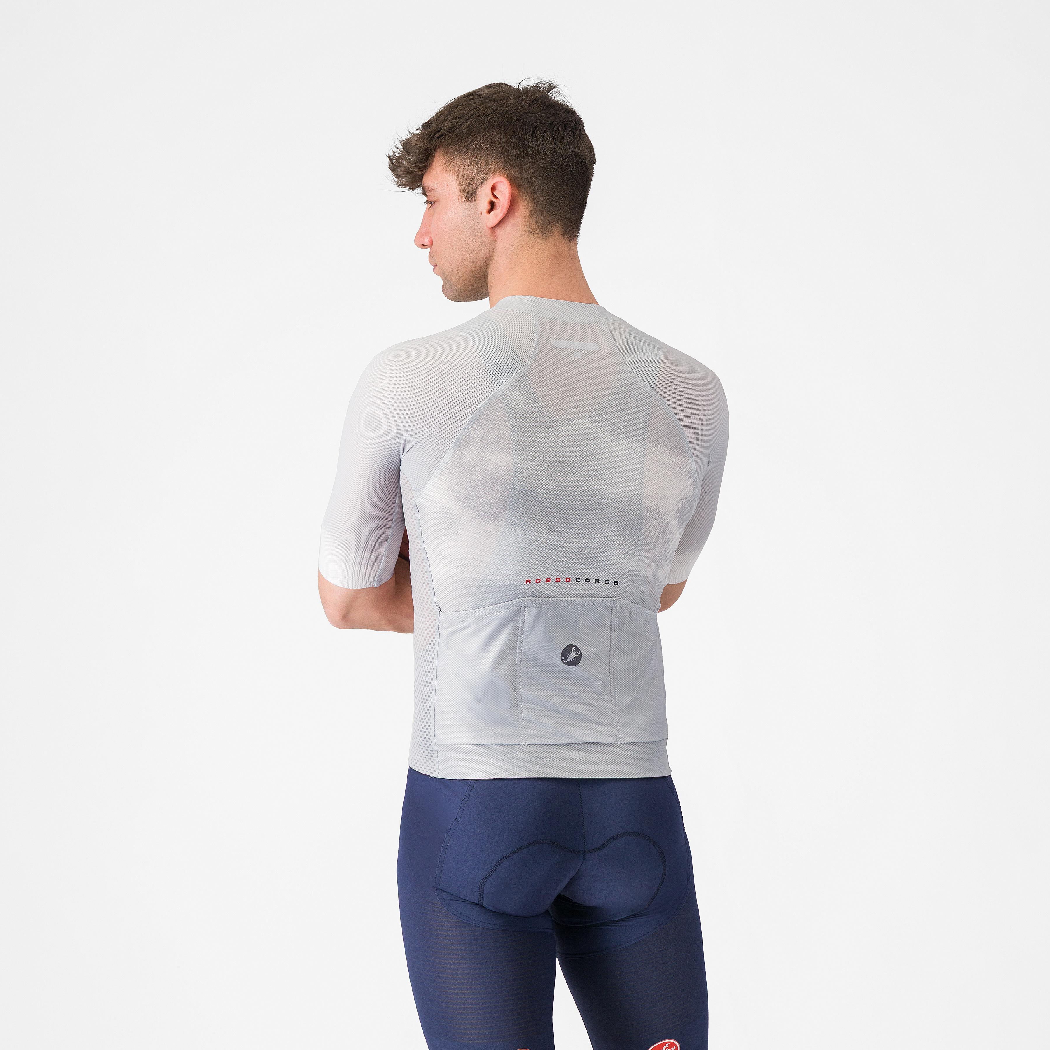 Climber's a/c jersey - silver gray/smoky gray - castelli