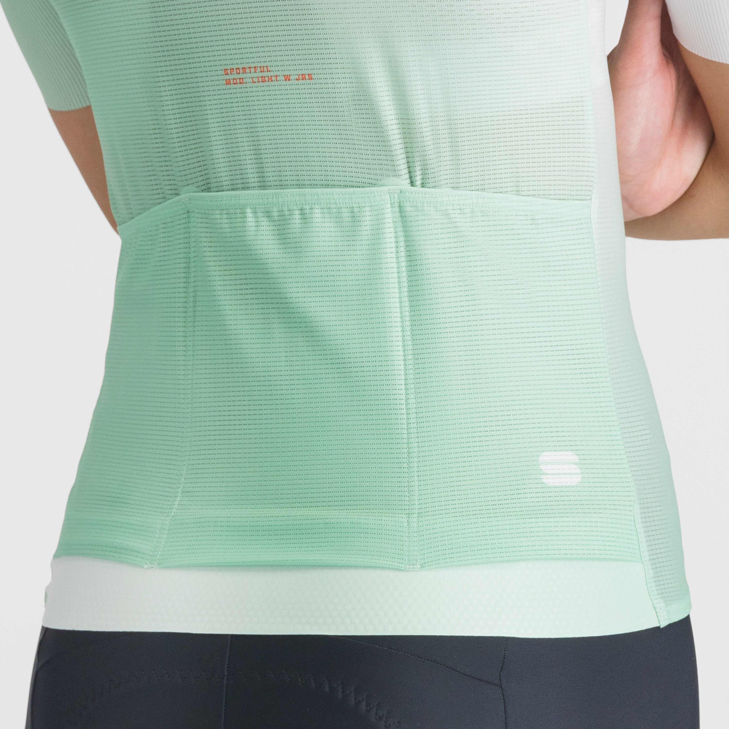 Light w jersey - lichen green/white - sportful