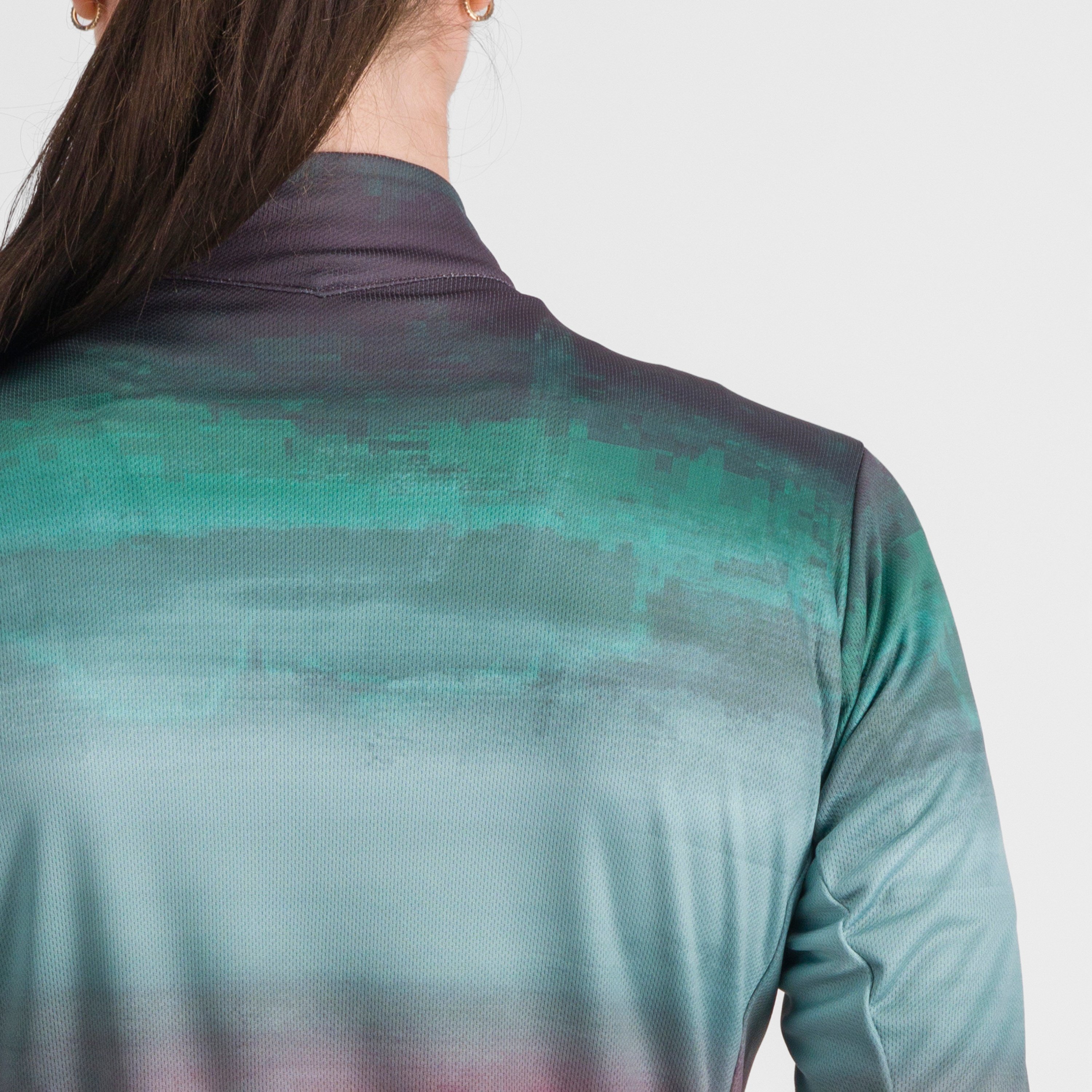 Flow supergiara w thermal jersey - huckleberry shrub green - sportful