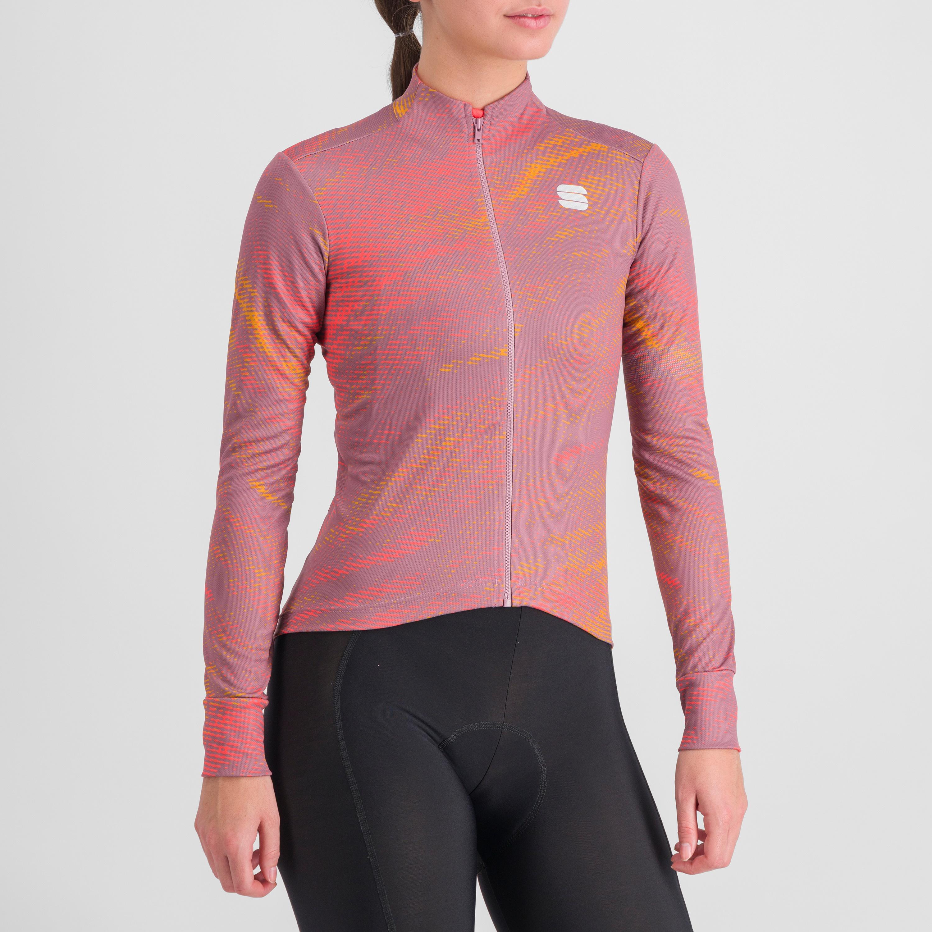 Cliff supergiara w thermal jersey - mauve pompelmo golden oak - sportful
