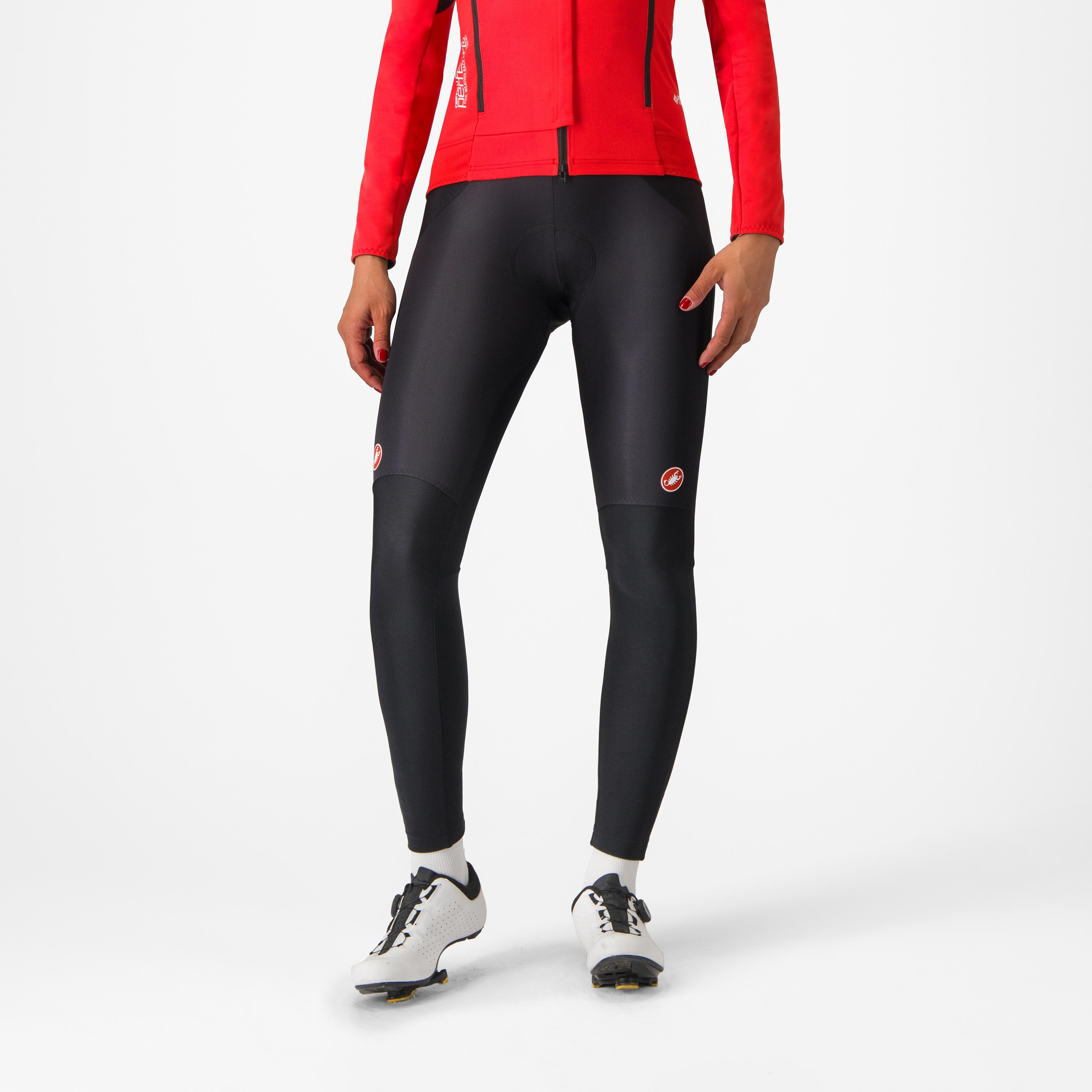Sorpasso ros  w bibtight - black/silver reflex - castelli