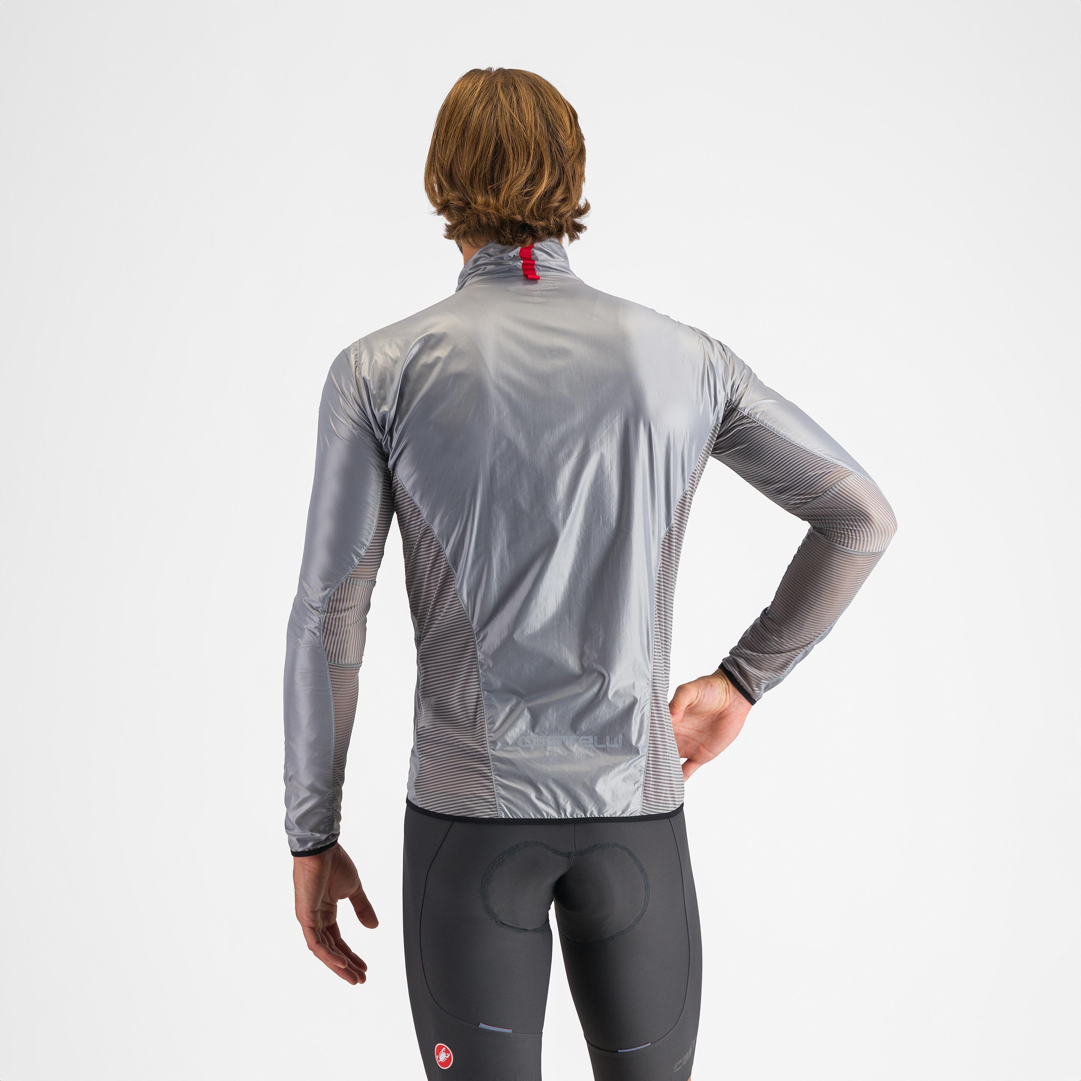 Aria shell jacket - silver gray - castelli