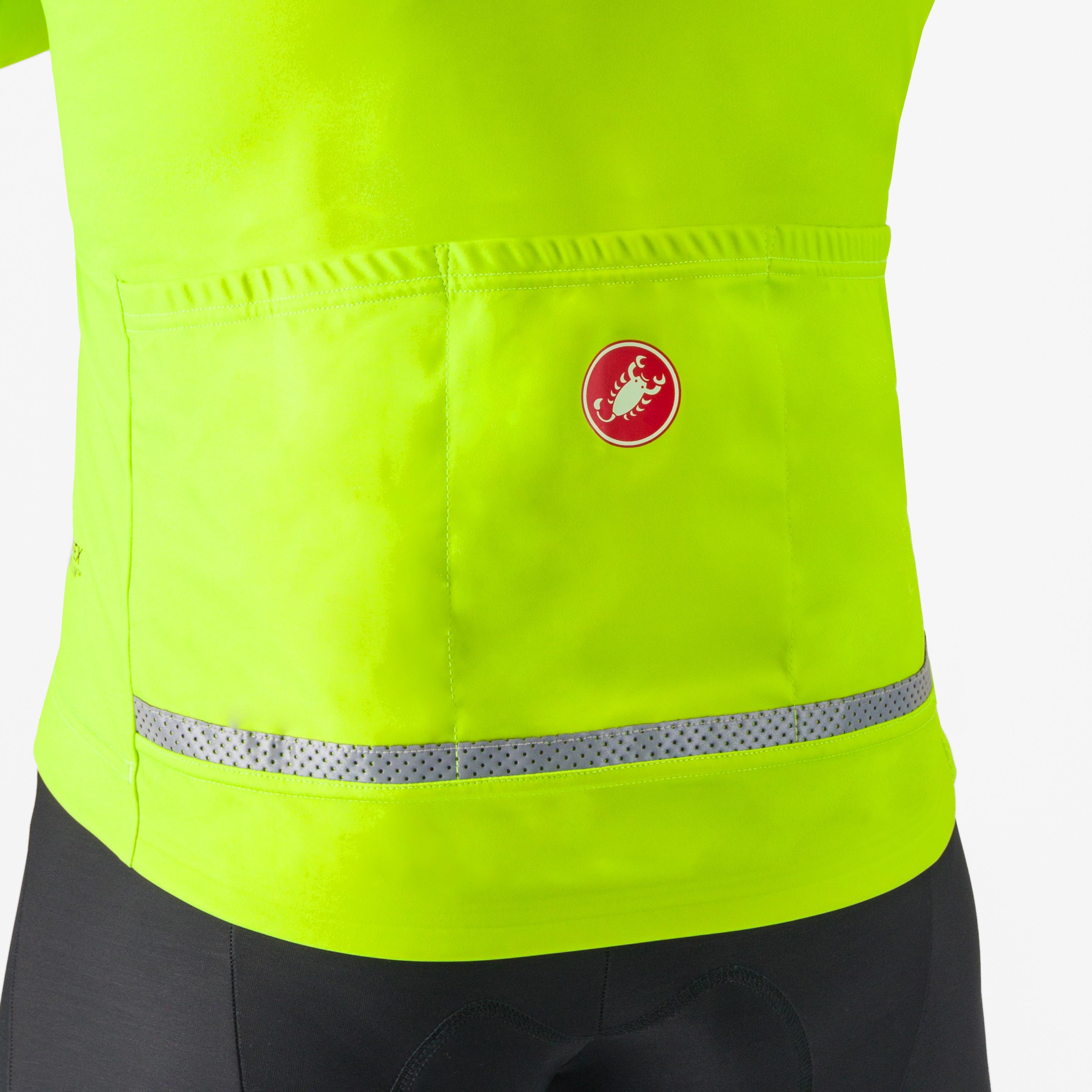 Go jacket - electric lime/black - castelli