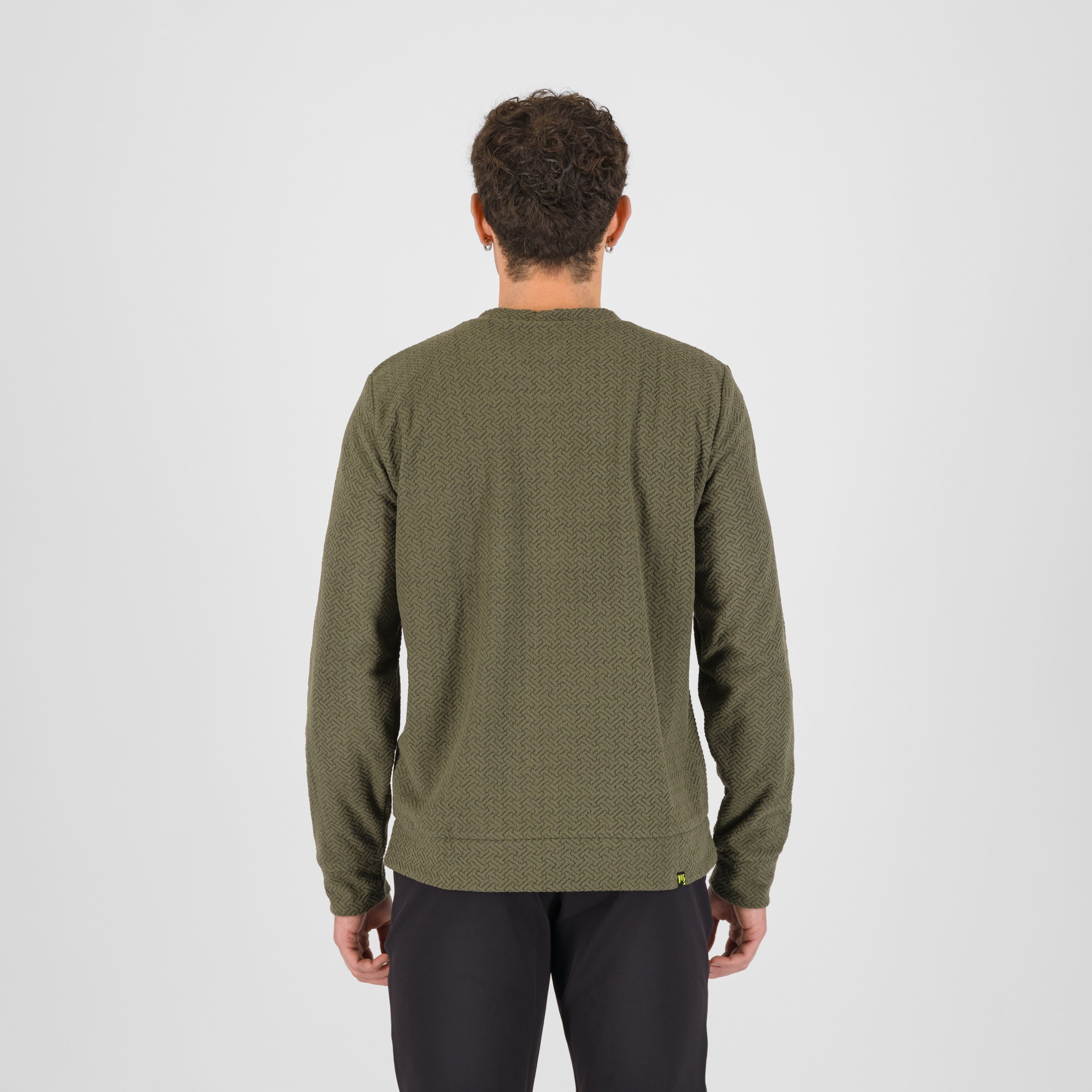 Mesdi' crewneck fleece - deep depths/woodl.gray - karpos