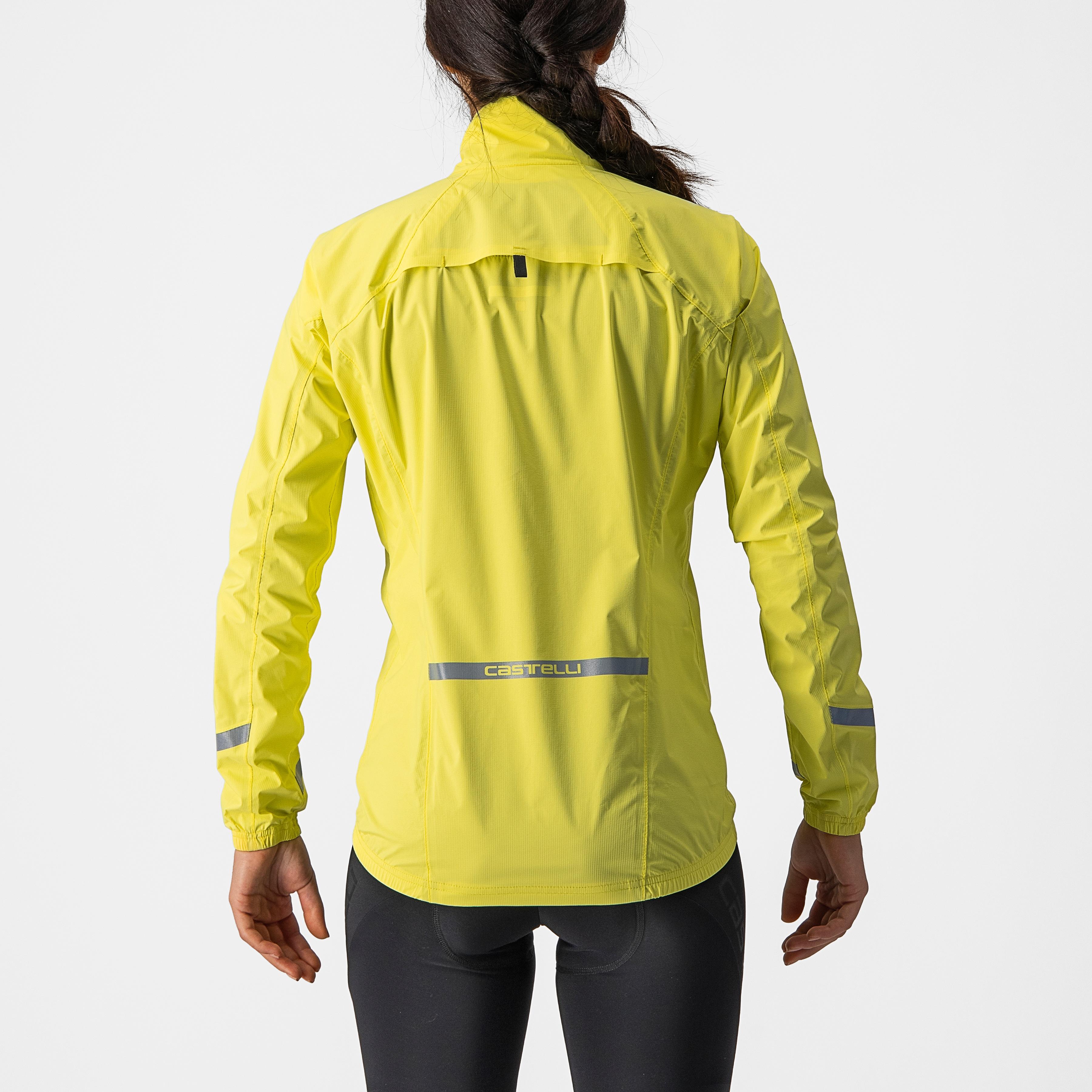 Emergency 2 w rain jacket - brilliant yellow - castelli