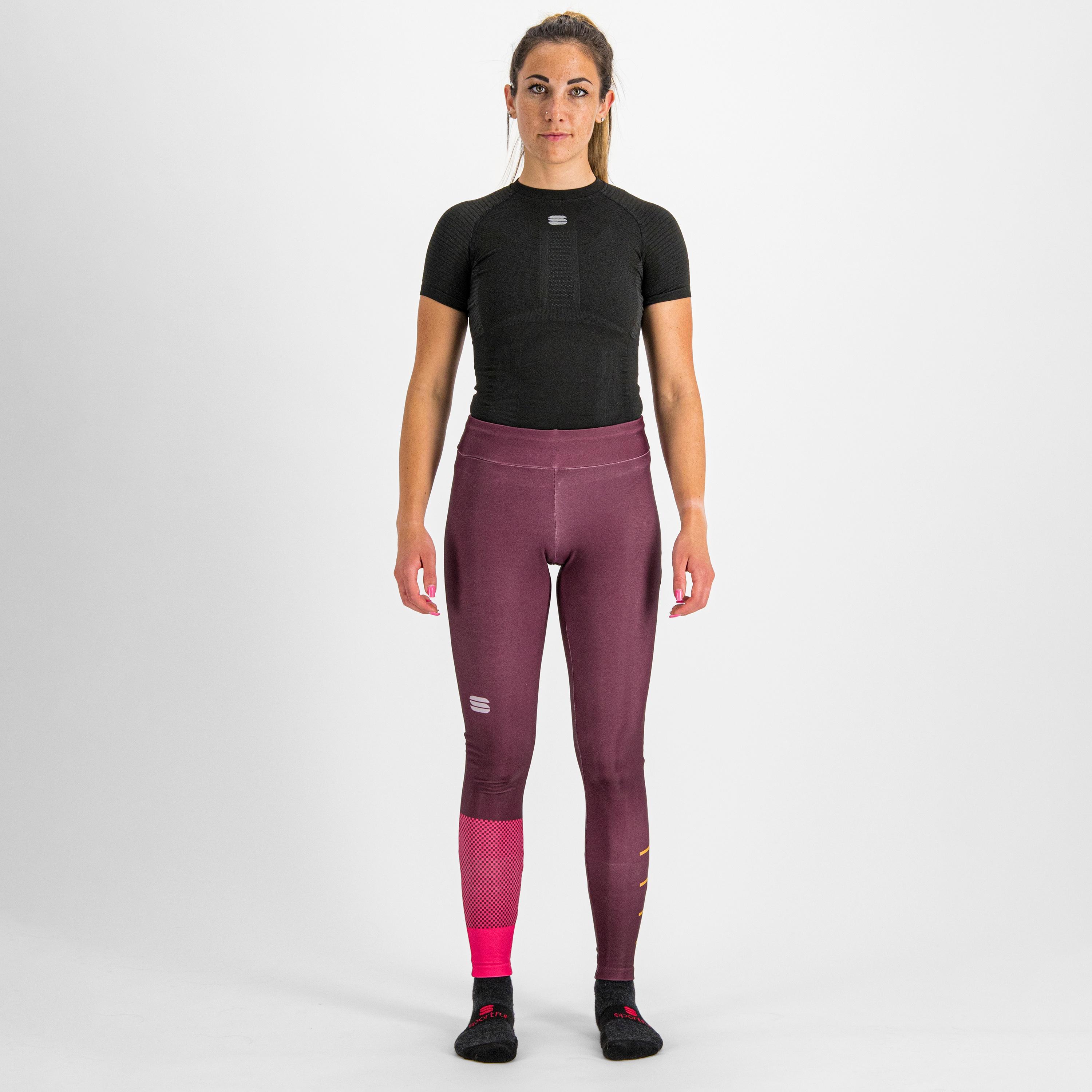 Squadra w tight - wine red raspberry - sportful