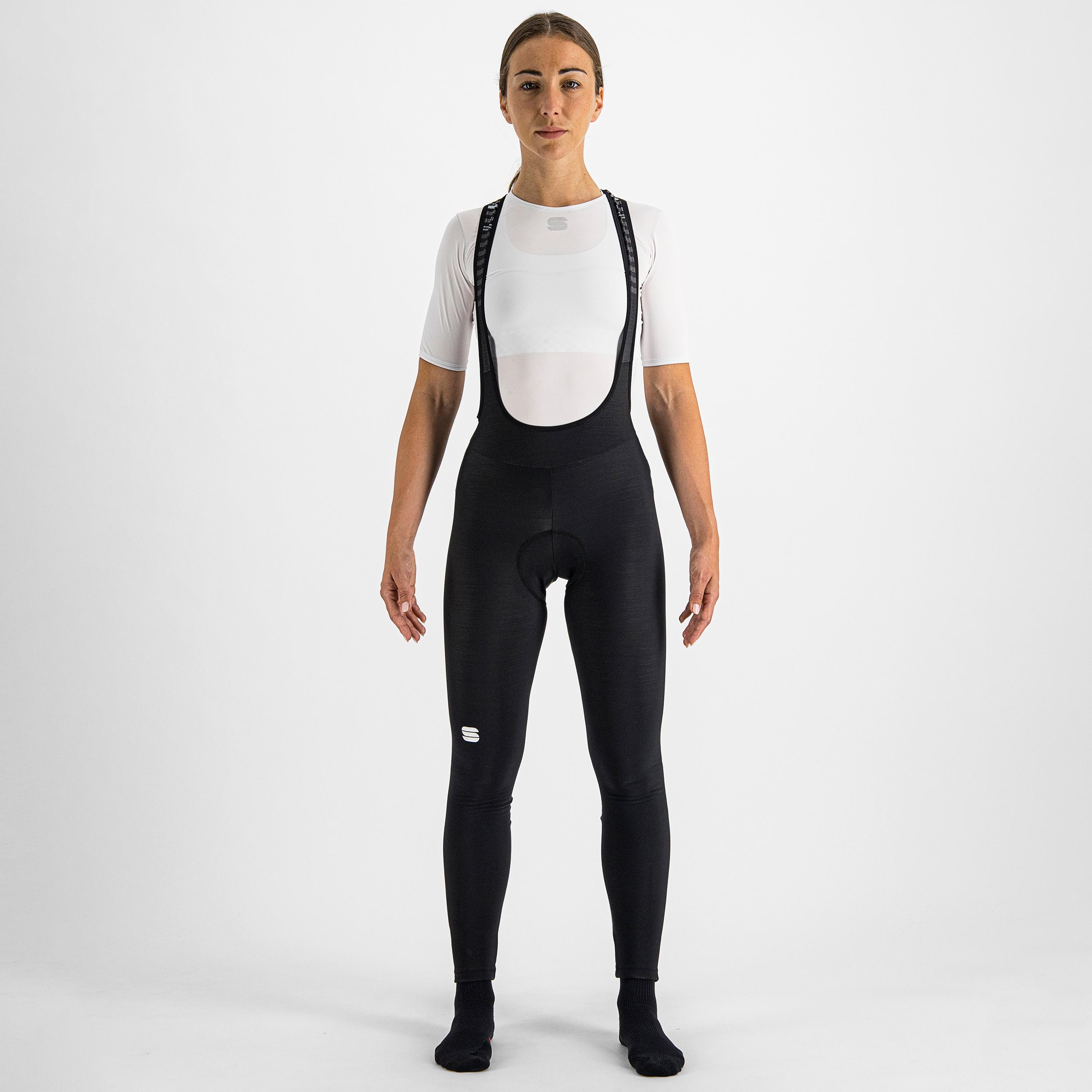 Classic woman bibtight - black ice - sportful