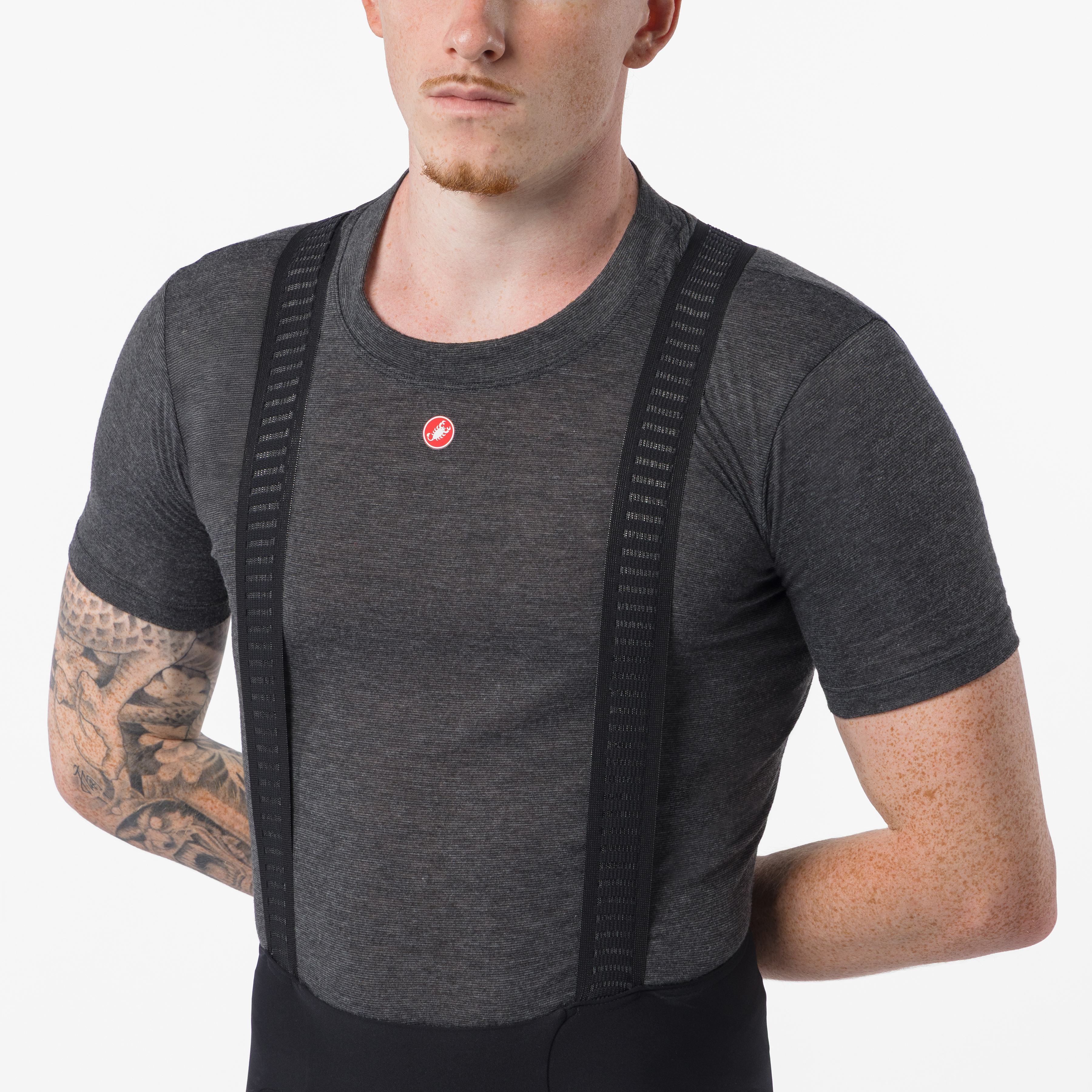 Espresso trnstn bibtight - black - castelli