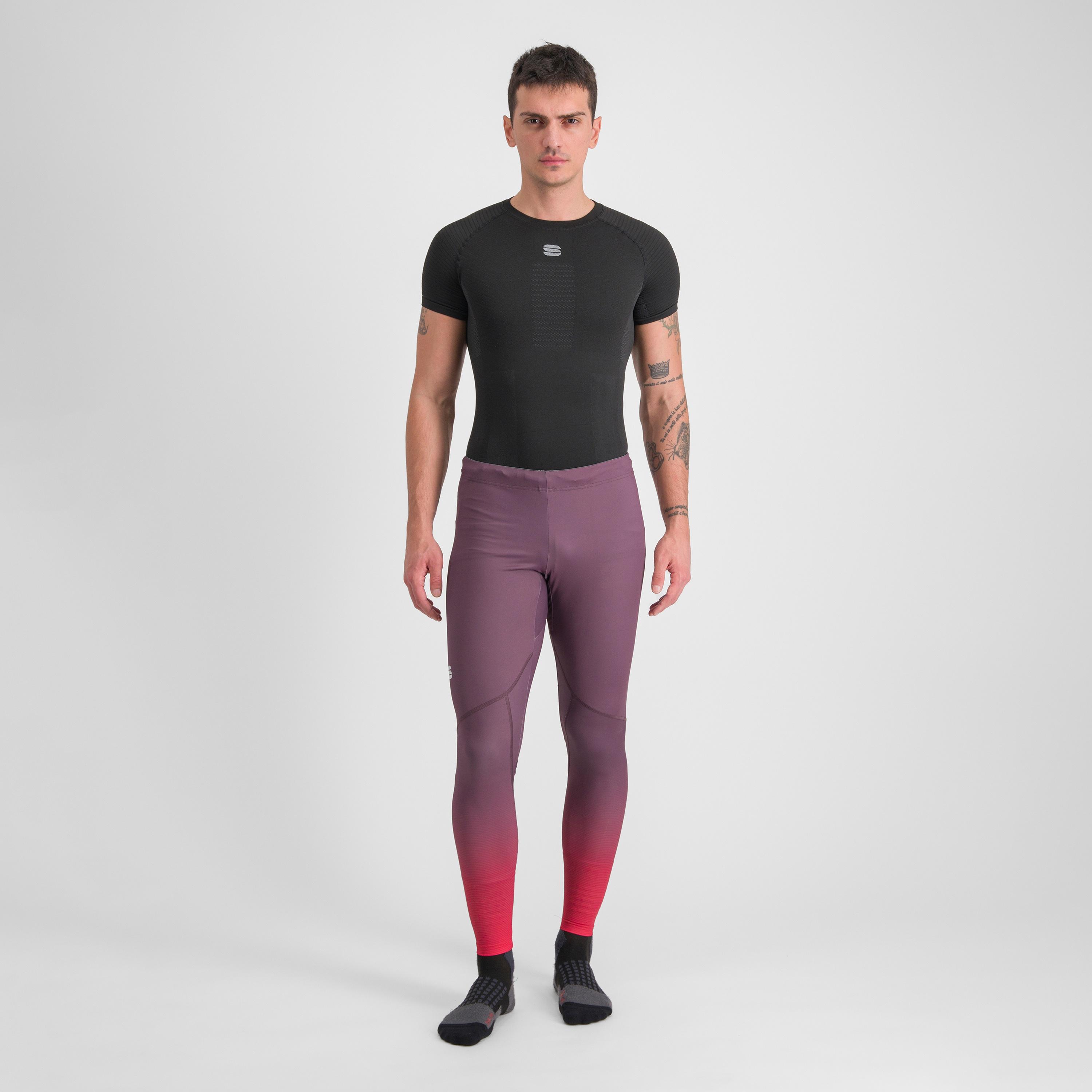 Squadra tight - huckleberry/tango red - sportful