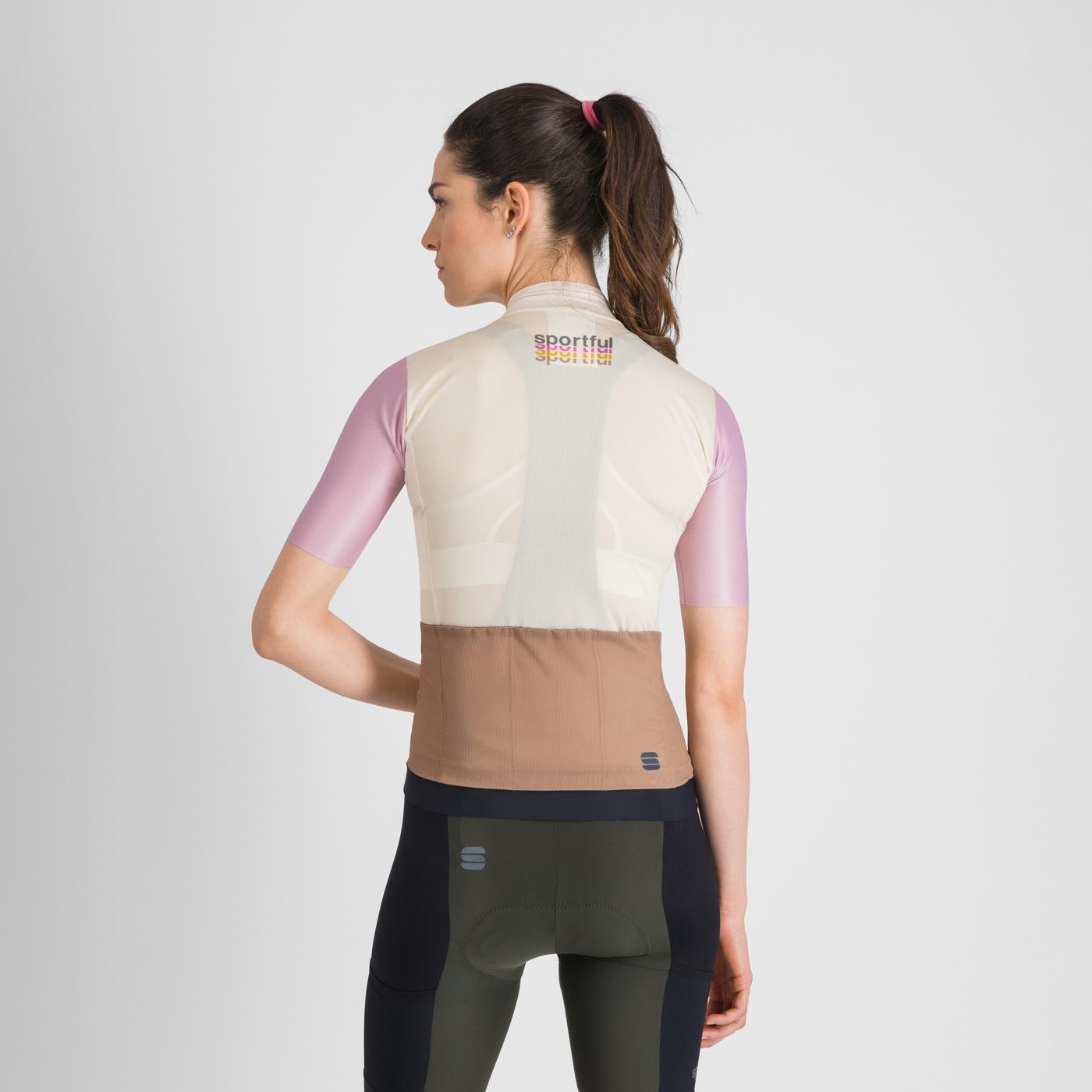 Supergiara logo 2 w jersey - cream - sportful