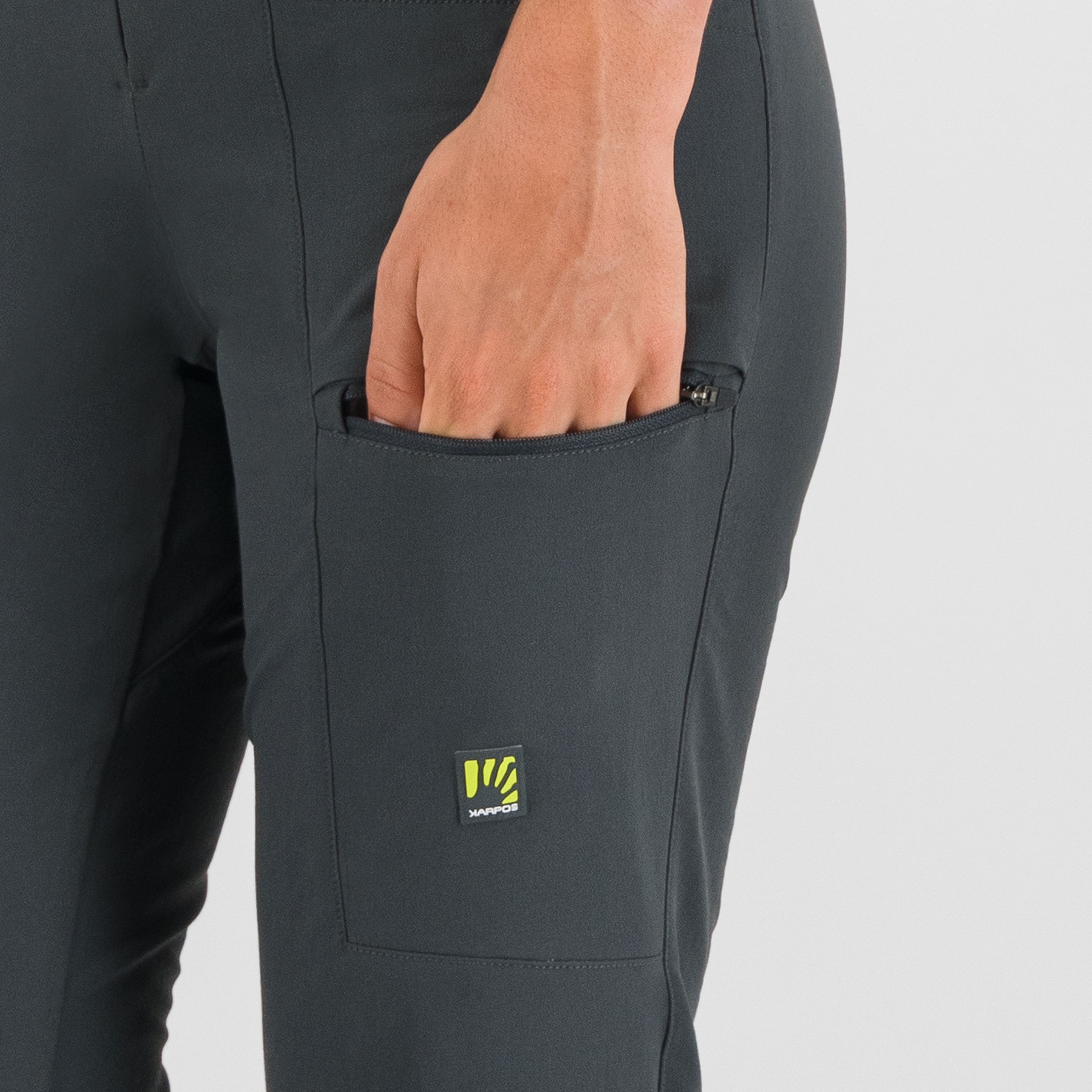 Lastia winter w pants - woodl.gray - karpos