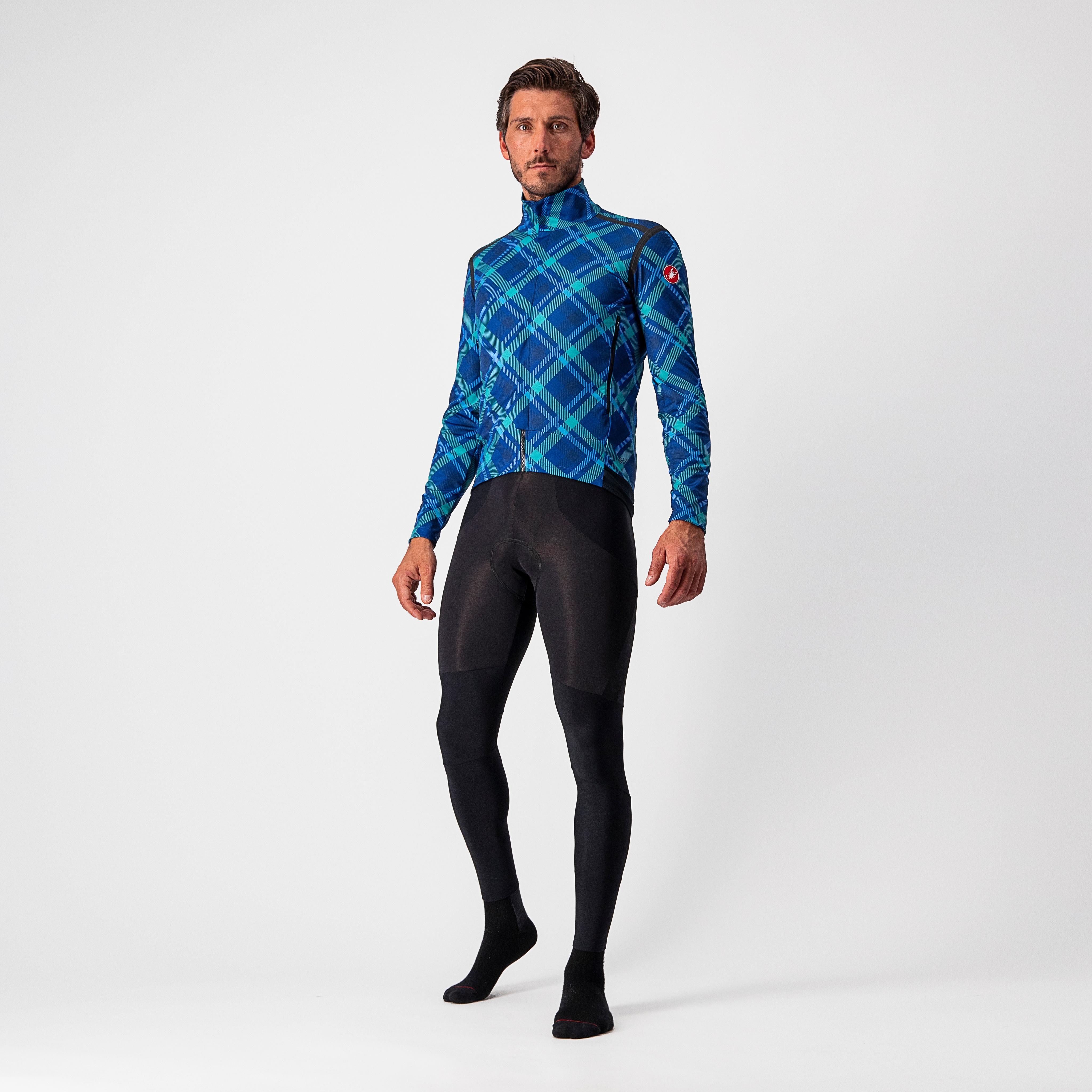 Perfetto ros long sleeve - ocean blue/malachite green-pla - castelli