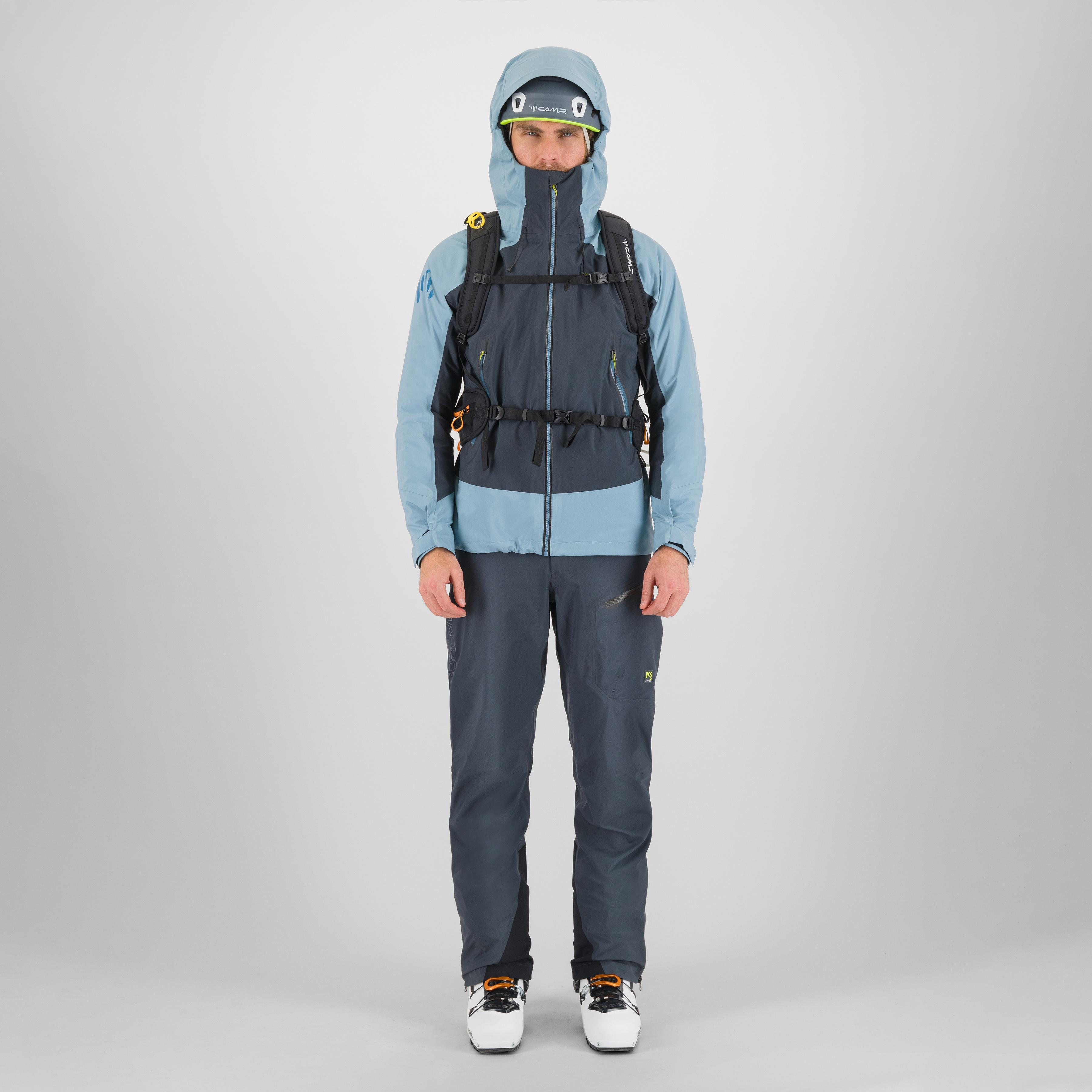 Storm evo jacket - woodl.gray/smoke blue - karpos