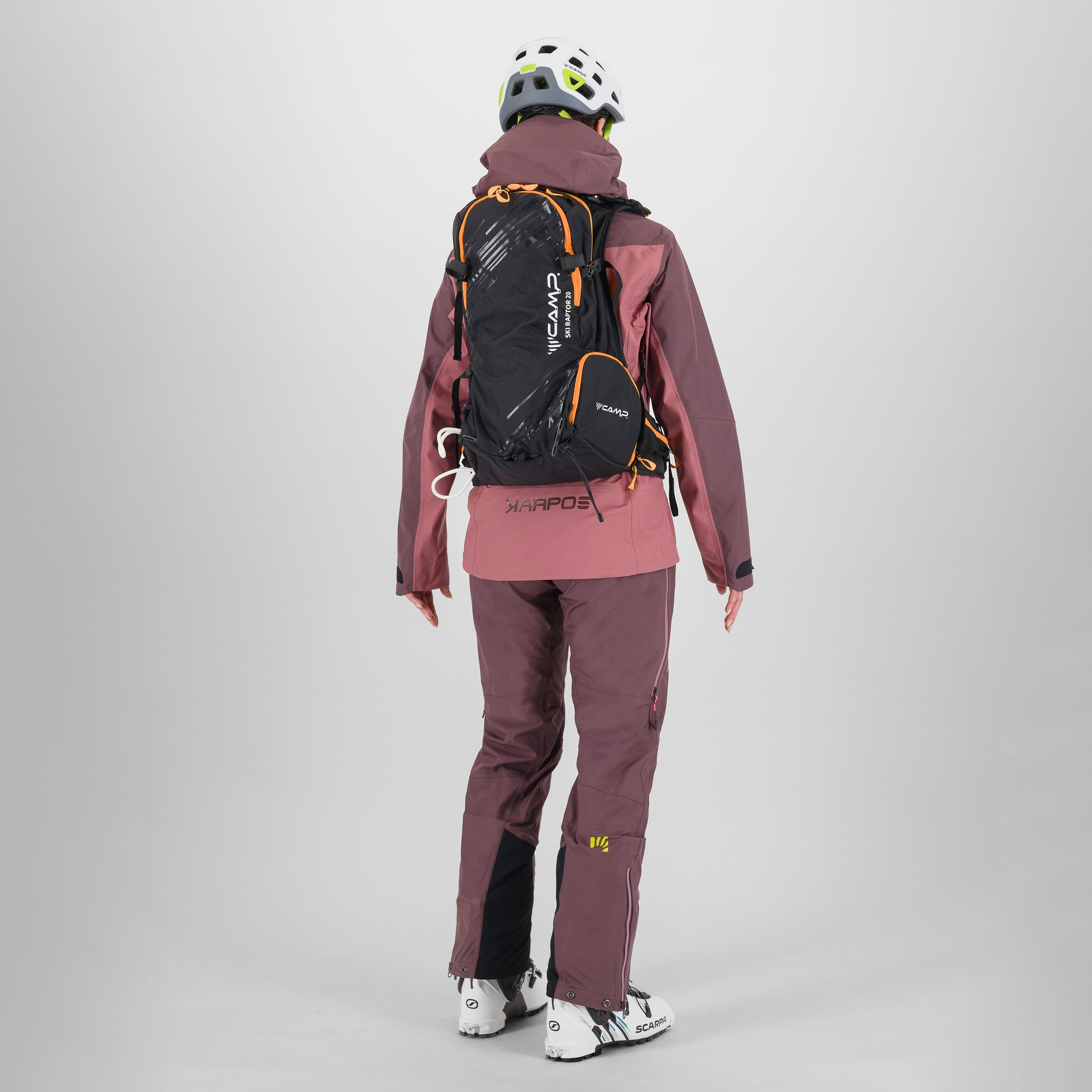 Midi shell w jacket - deco rose/huckleberry - karpos