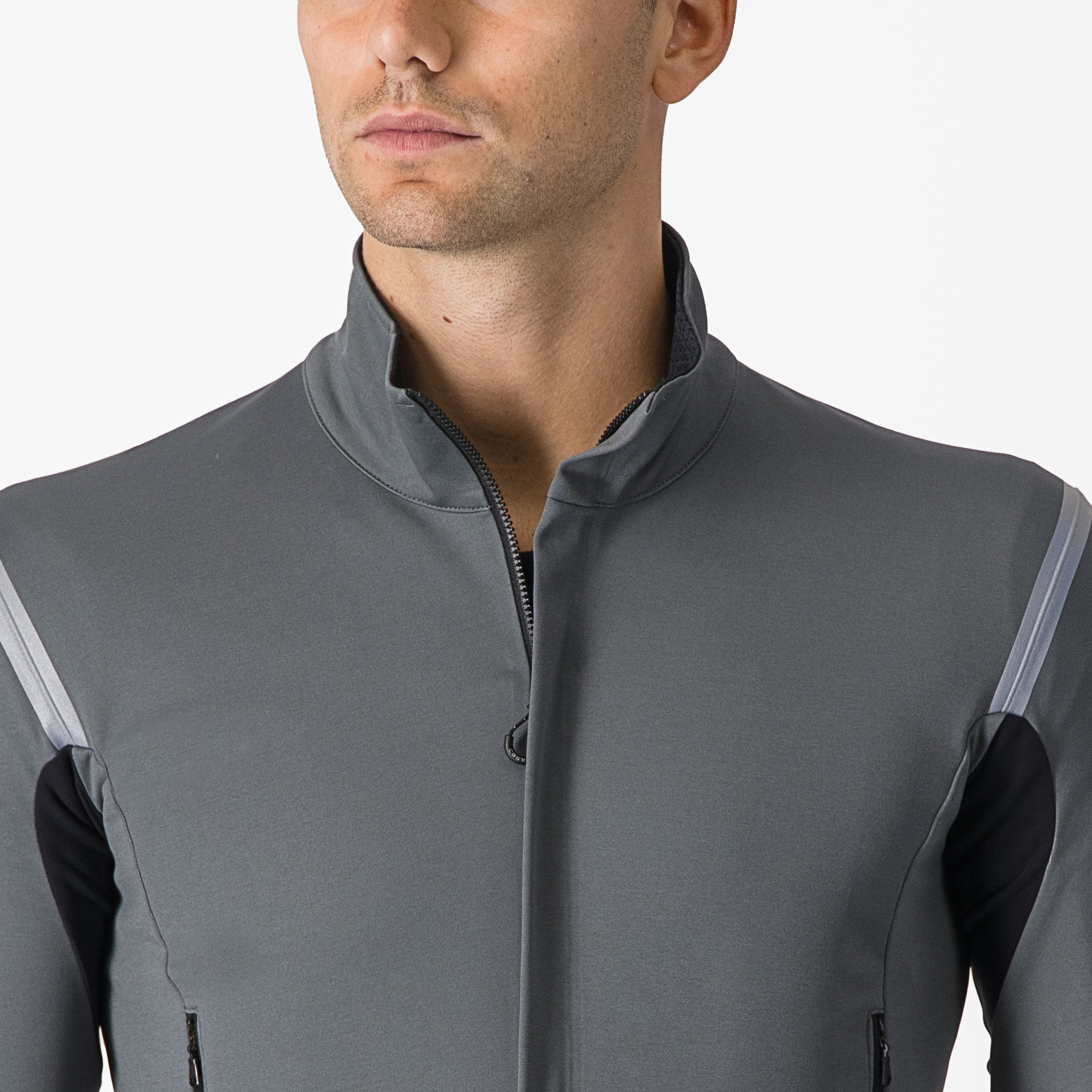 Perfetto ros 2 jacket - urban gray/silver reflex - castelli