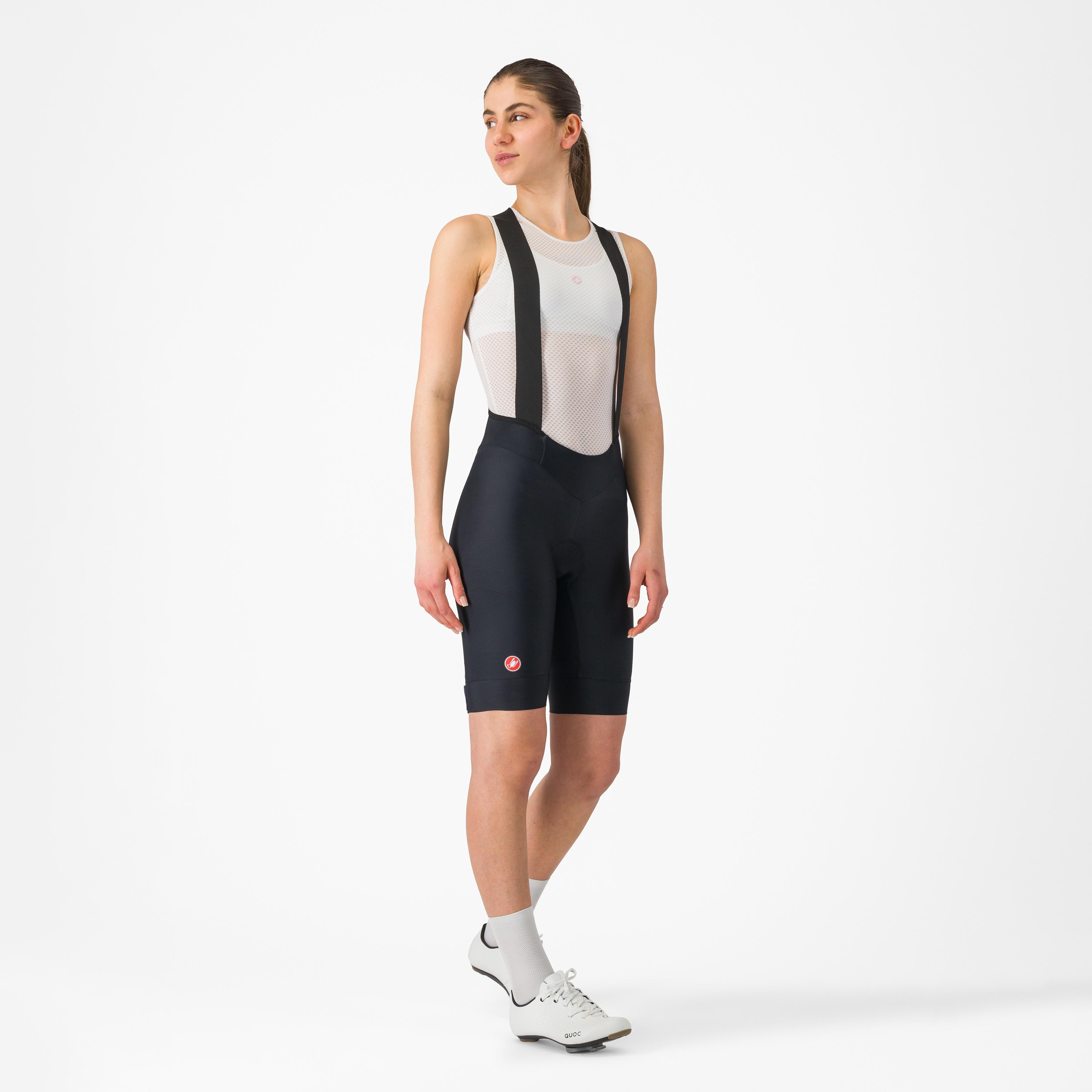 Prima 2 dt bibshort - black/black - castelli