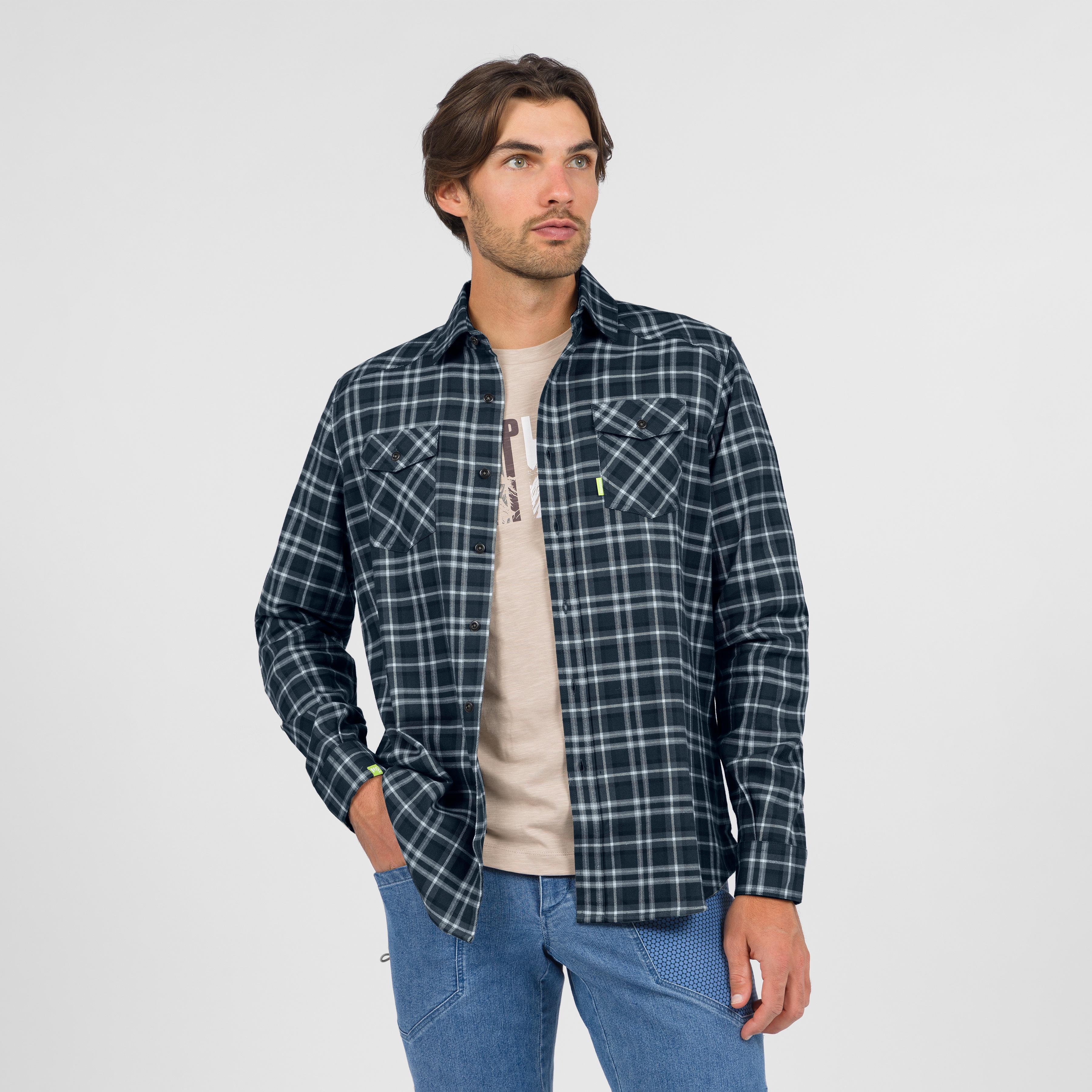 Martora winter shirt - carbon/dark slate/ill.blue - karpos