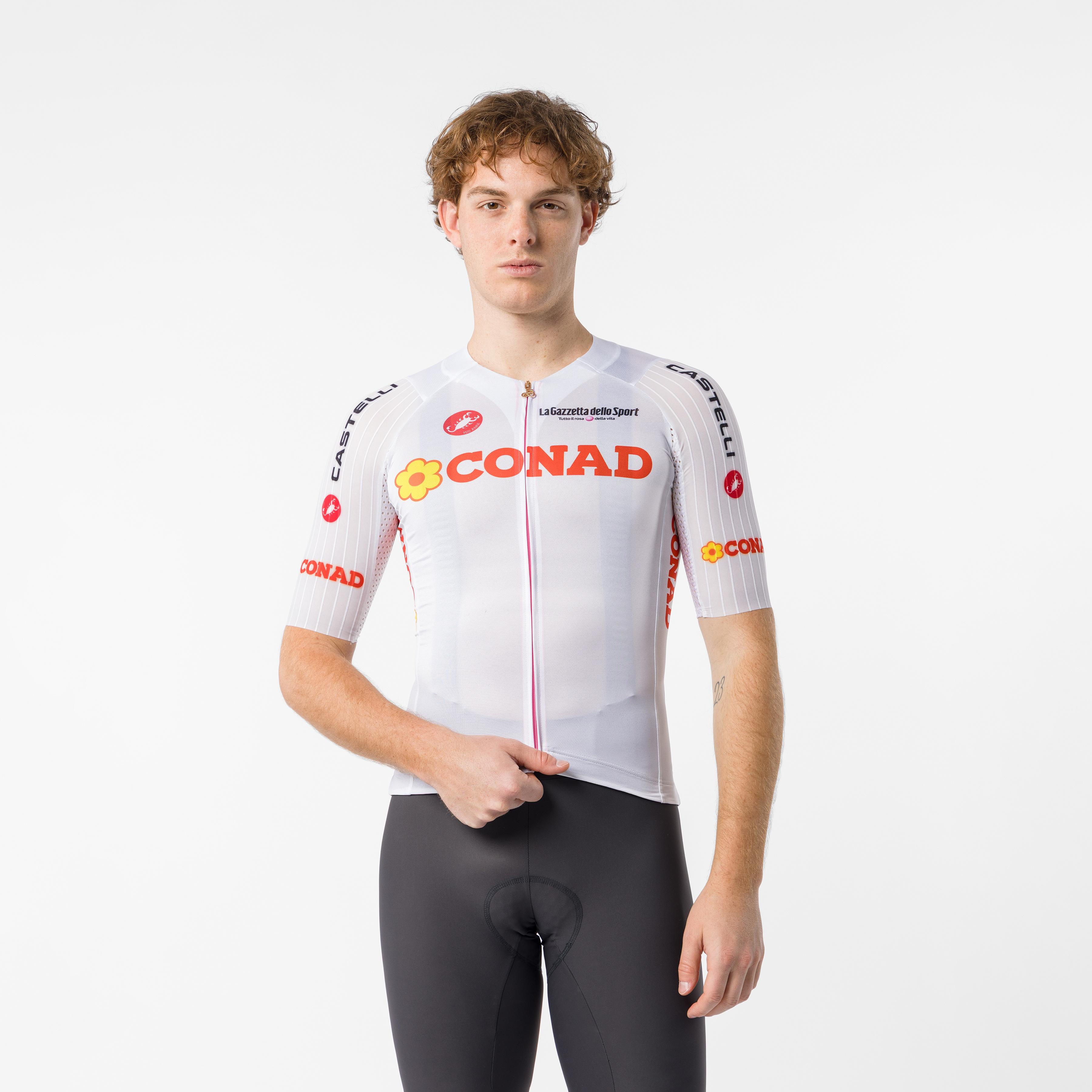 #giro109 race 8s jersey - bianco - castelli