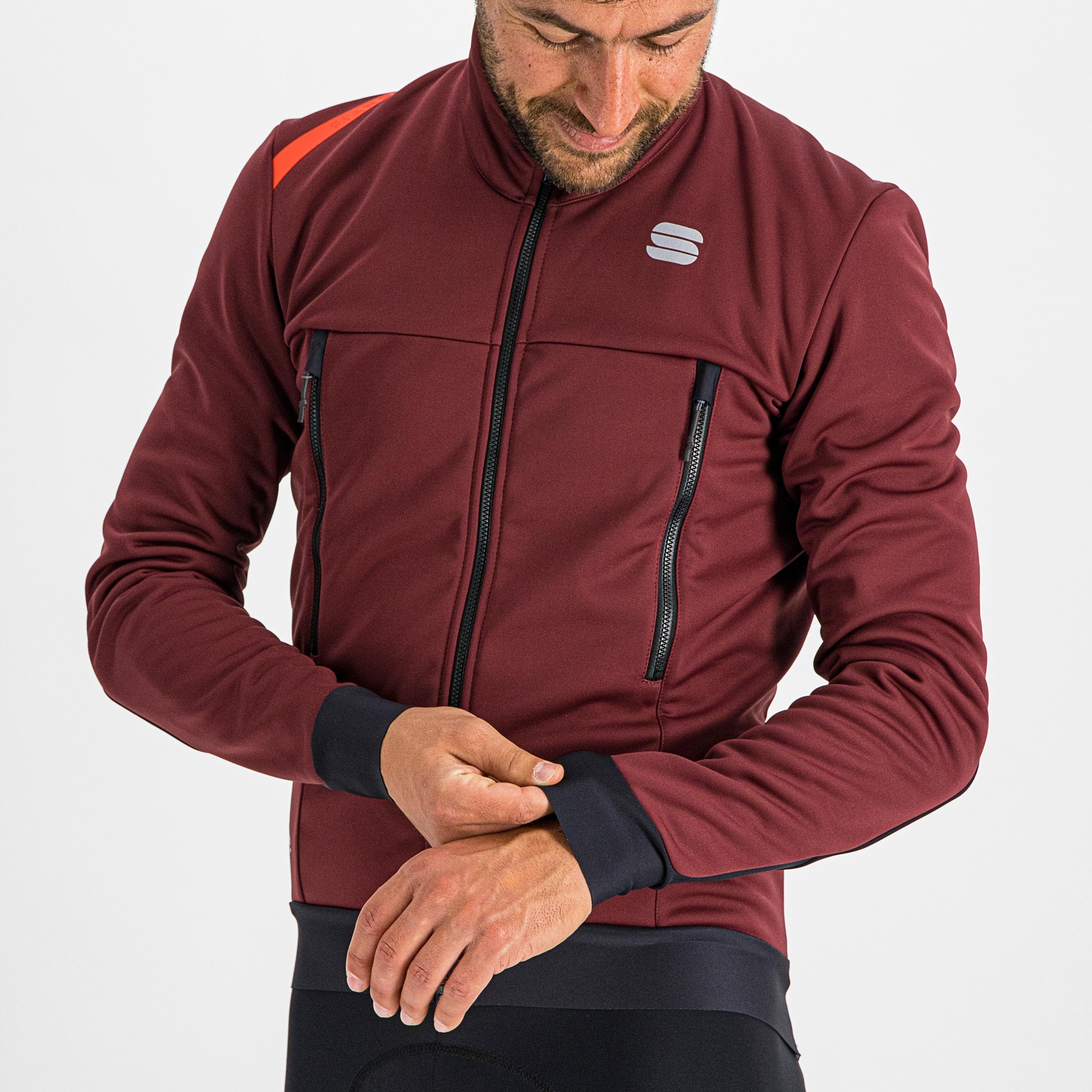 Fiandre warm jacket - red wine - sportful