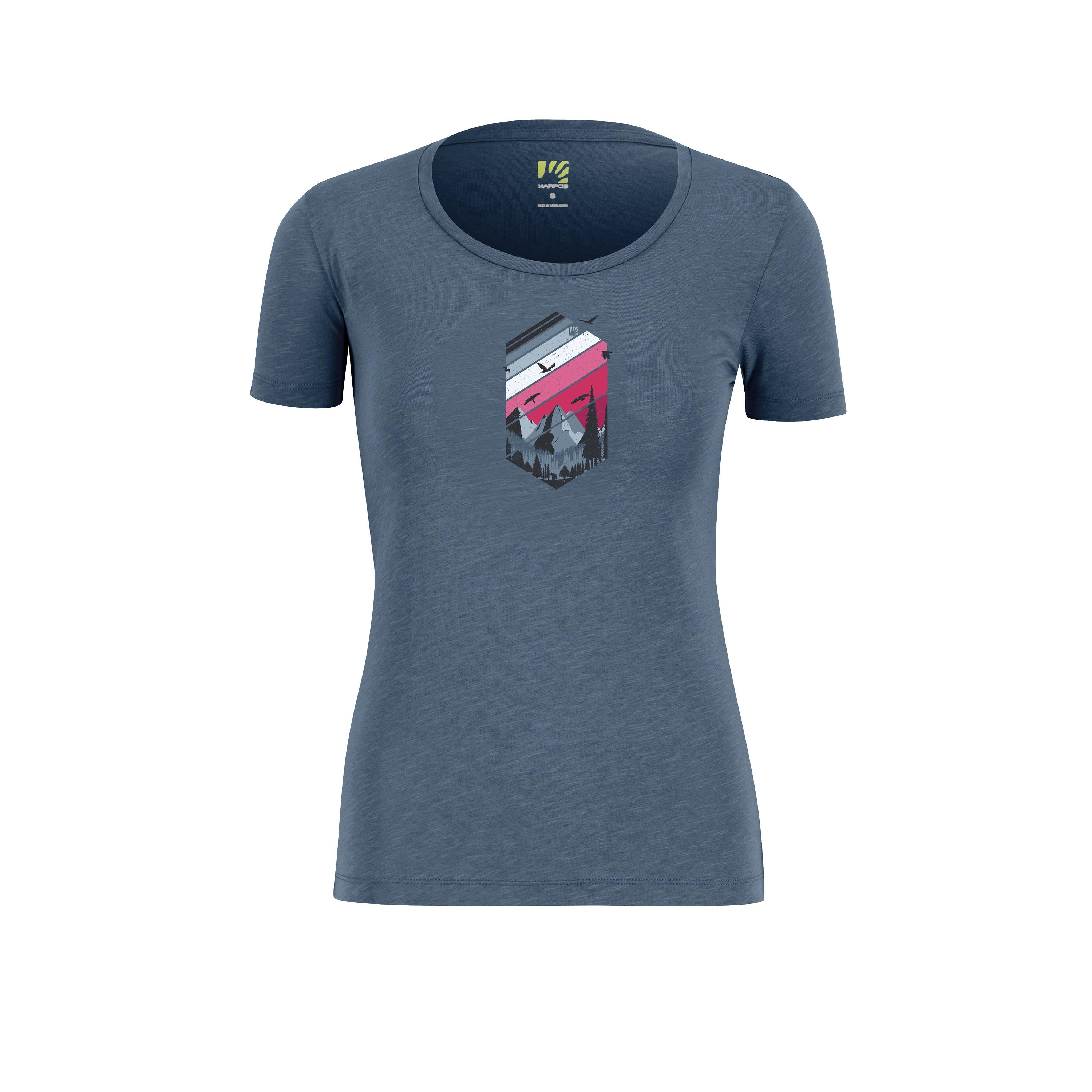 Valley w t-shirt - bluefin/innuendo - karpos