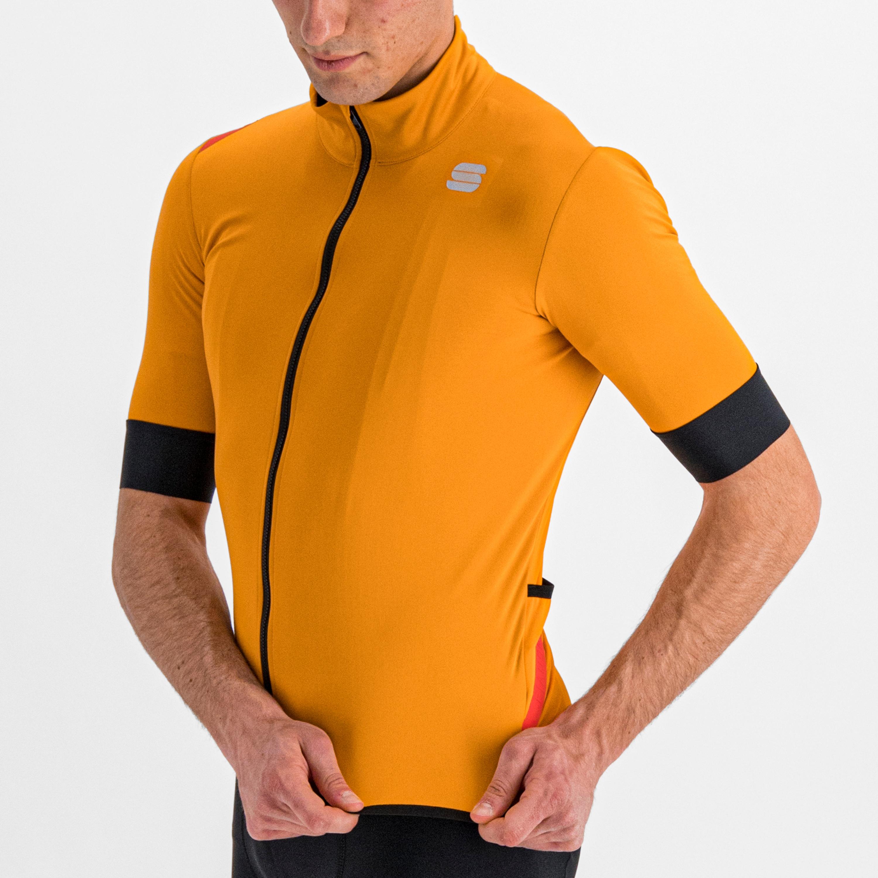 Fiandre light no rain jacket short sleeve - dark gold - sportful