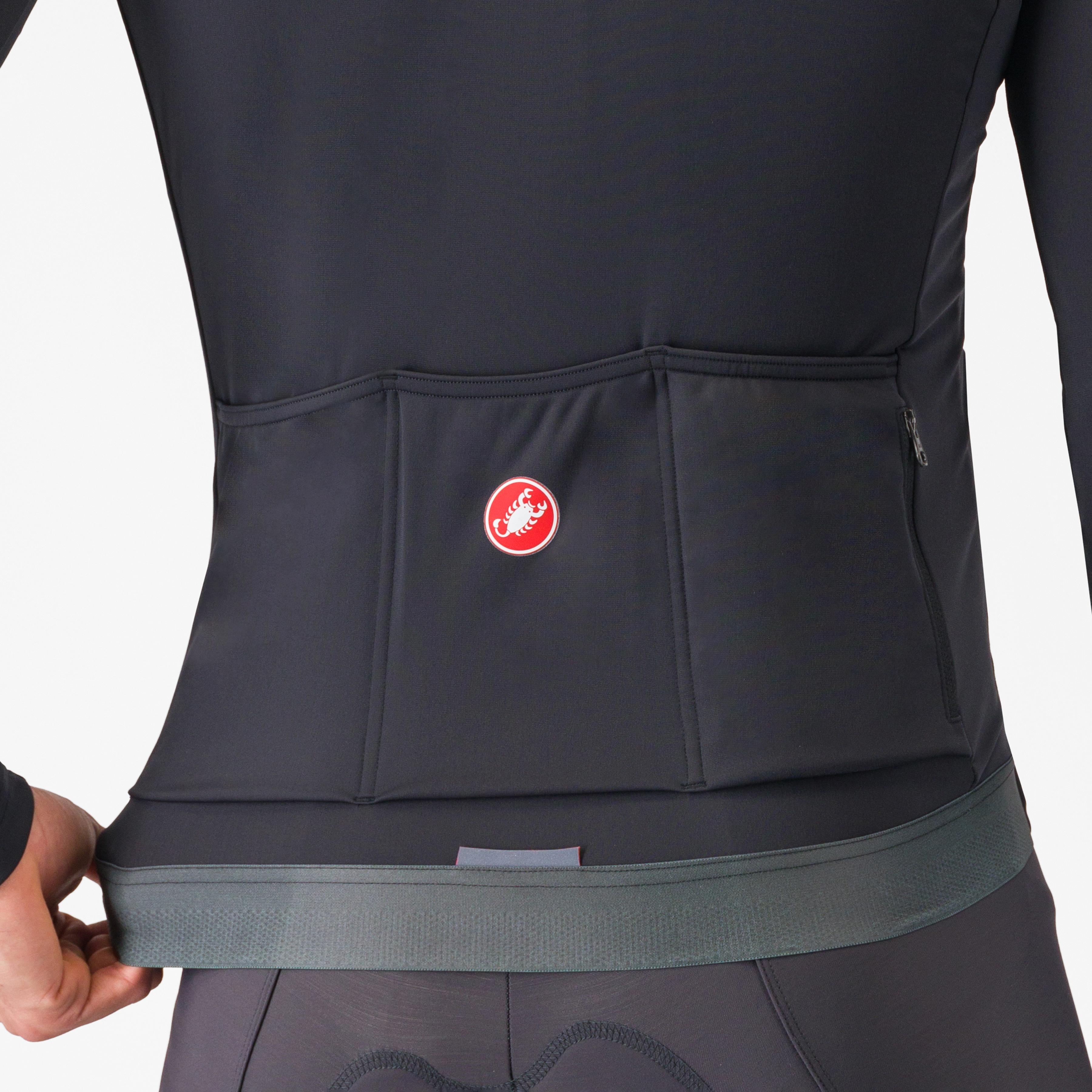 Espresso thermal jersey - light black - castelli