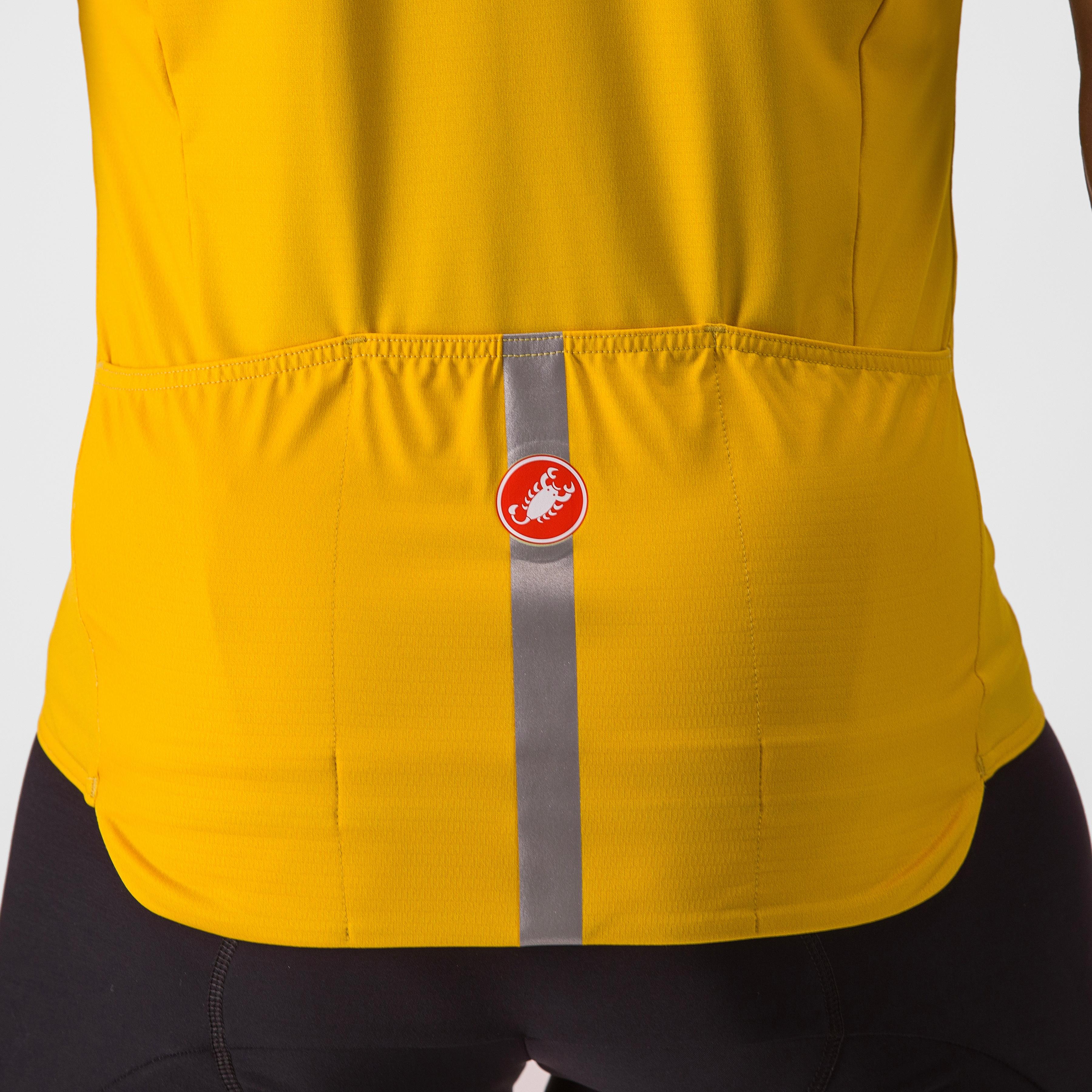 Pro thermal mid ss jersey - goldenrod - castelli