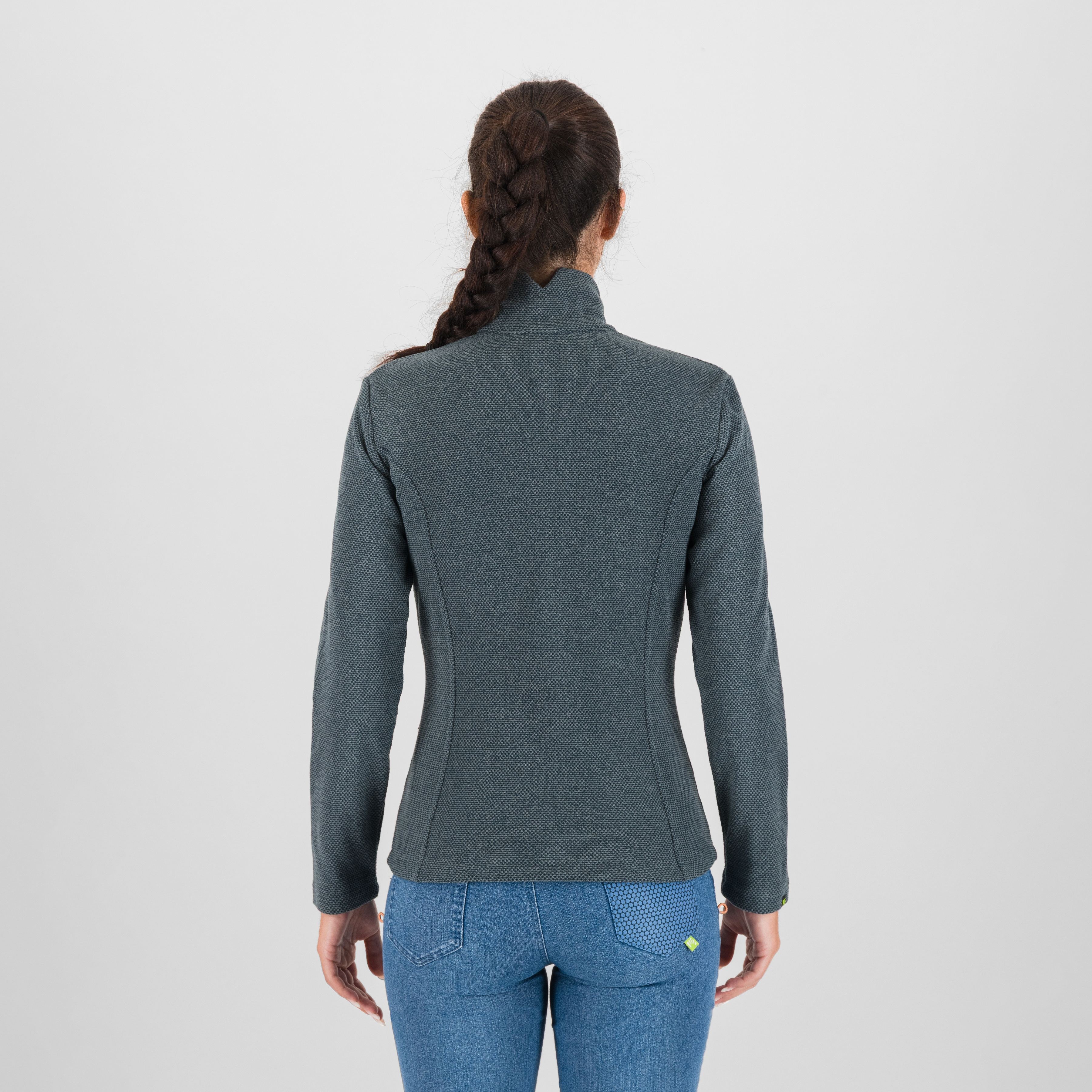 Rosetta w fleece - dark slate - karpos