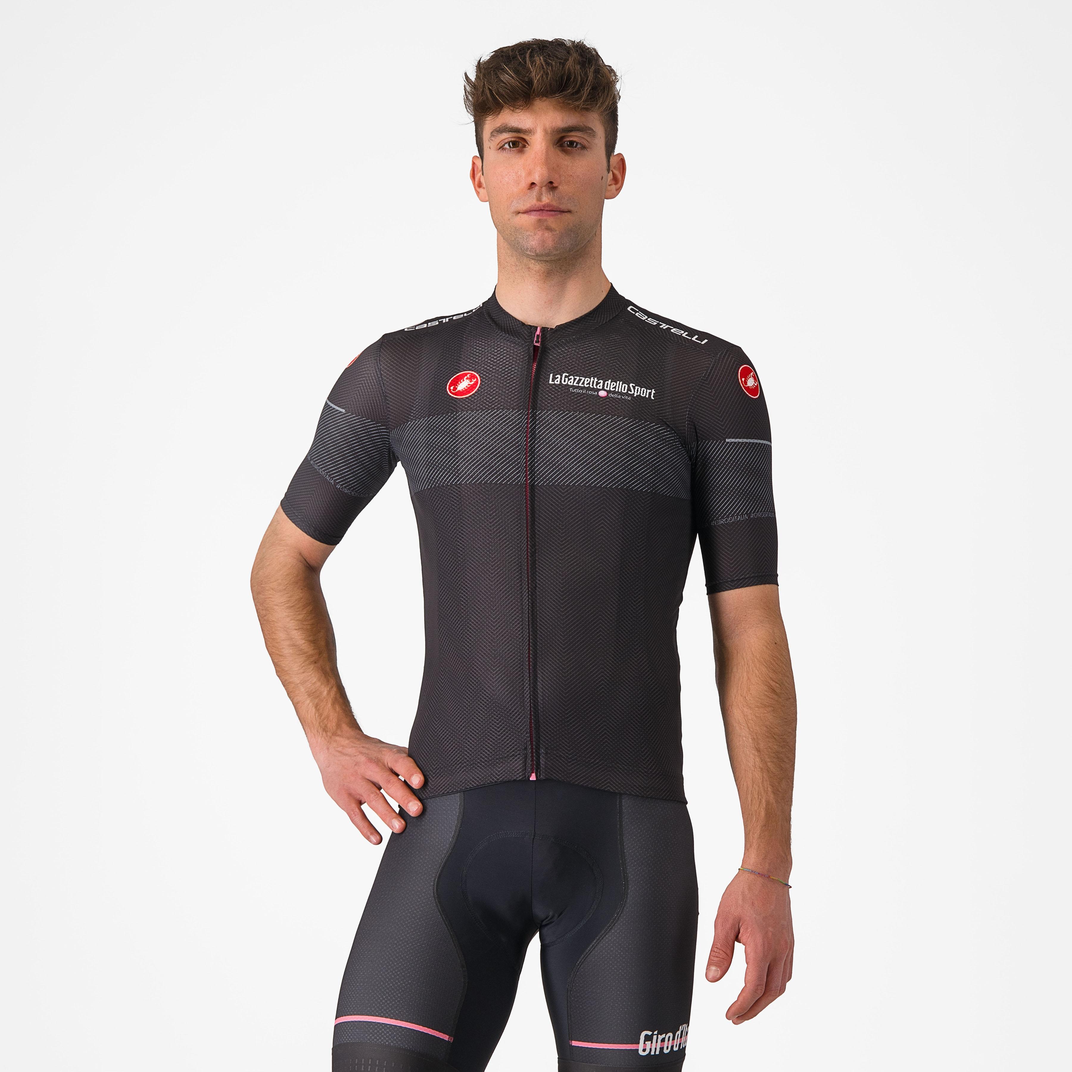 #giro107 classification jersey - nero - castelli