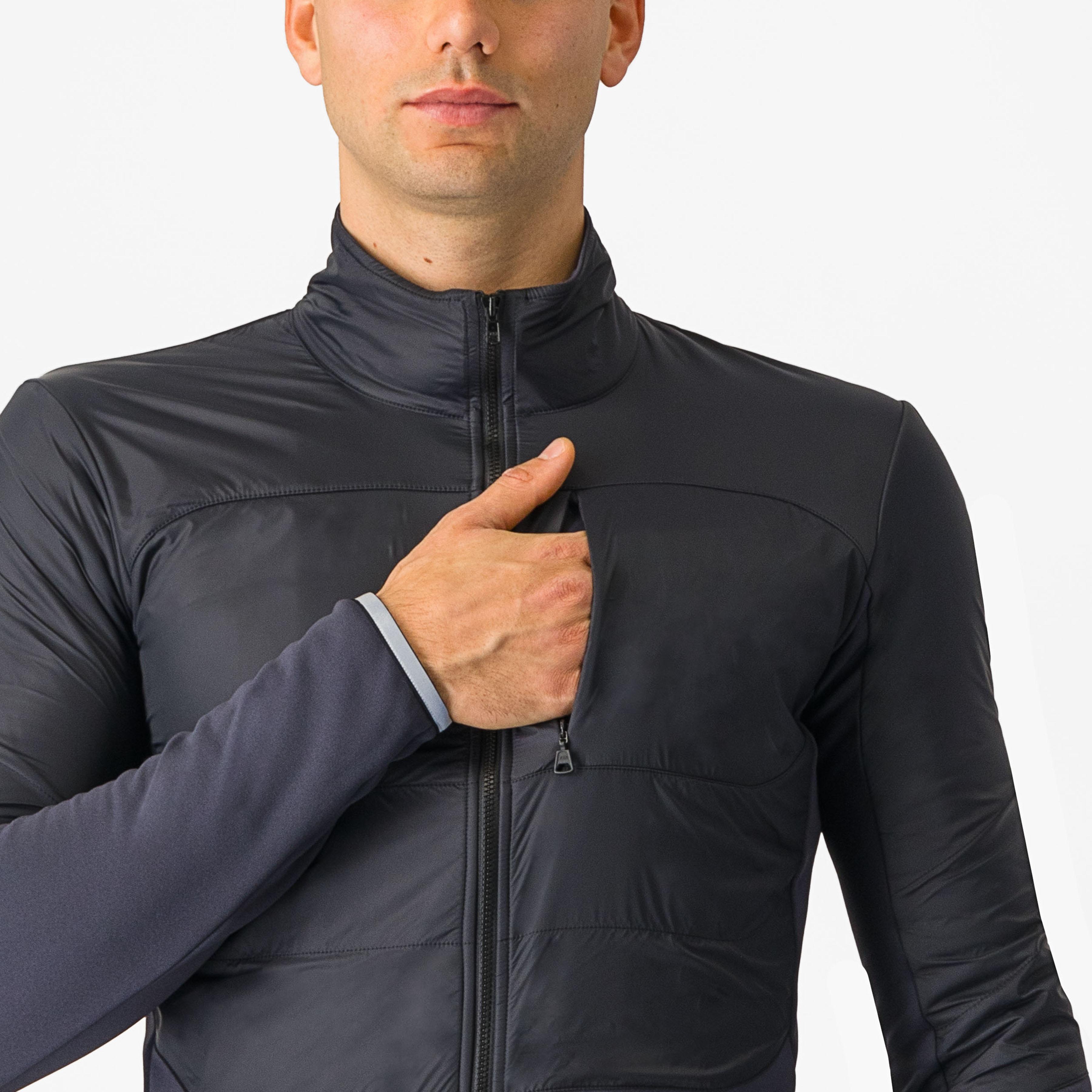 Unlimited jacket - light black/dark gray - castelli