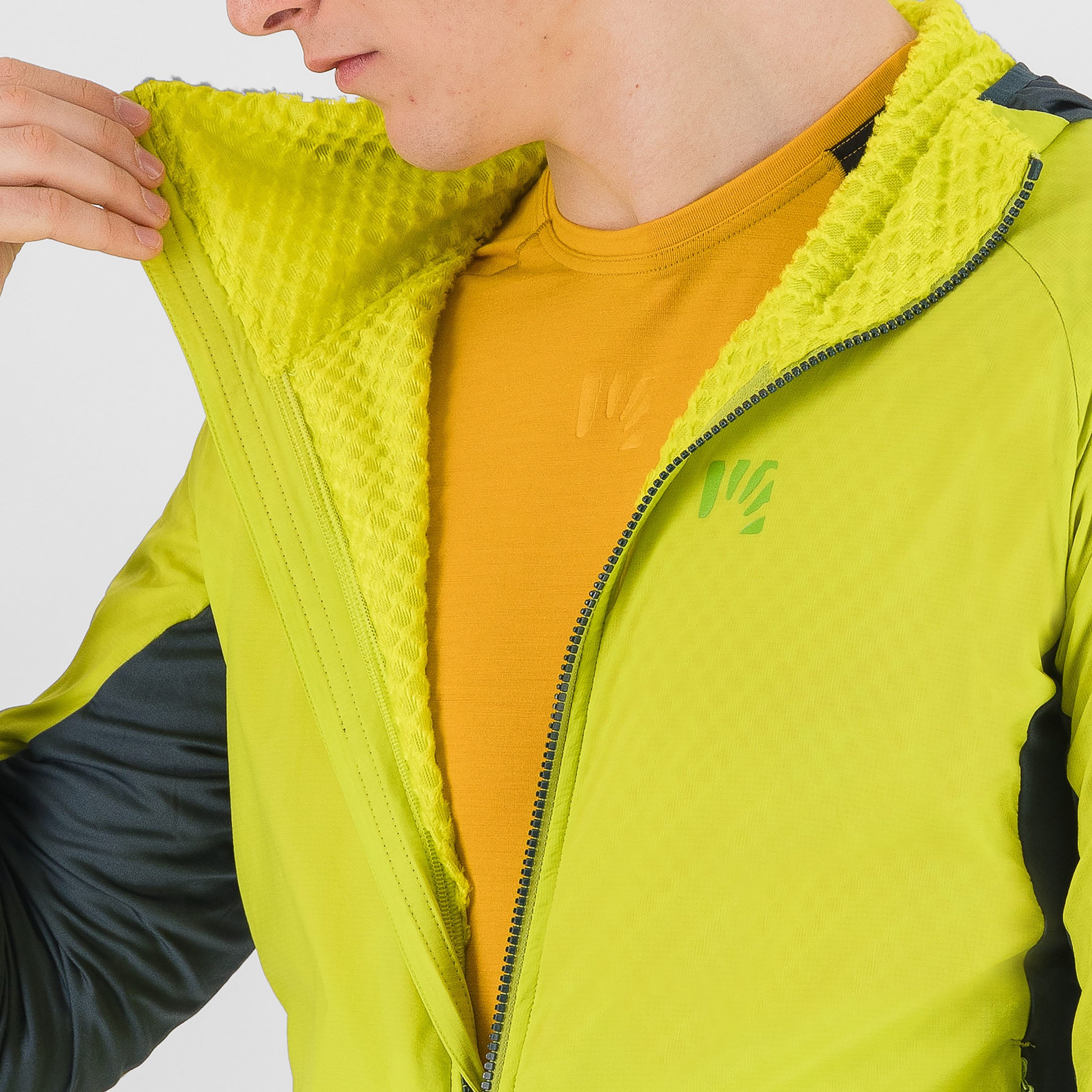Lavaredo winter jacket - kiwi colada/forest - karpos