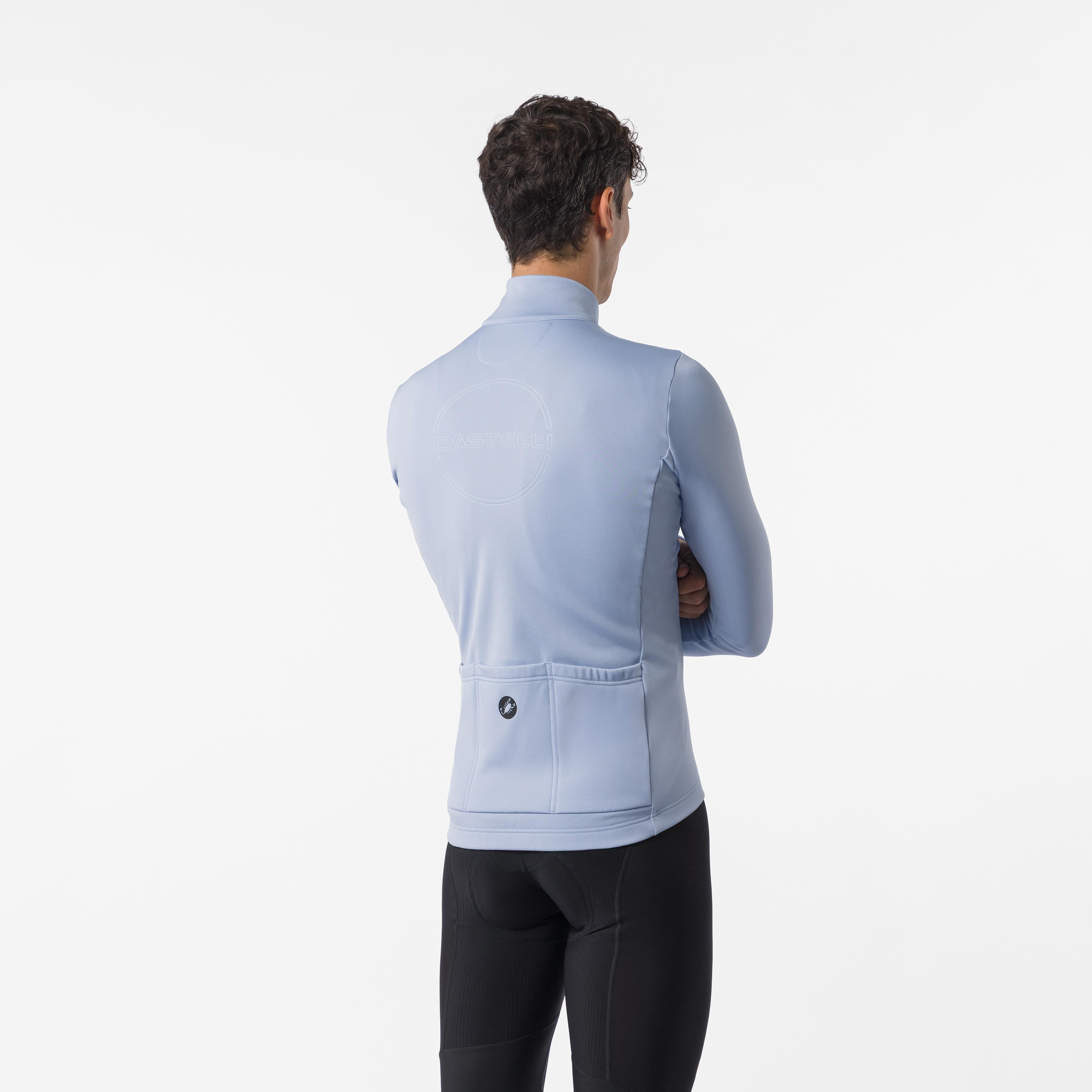 Competizione thermal ls jersey - steel fade - castelli