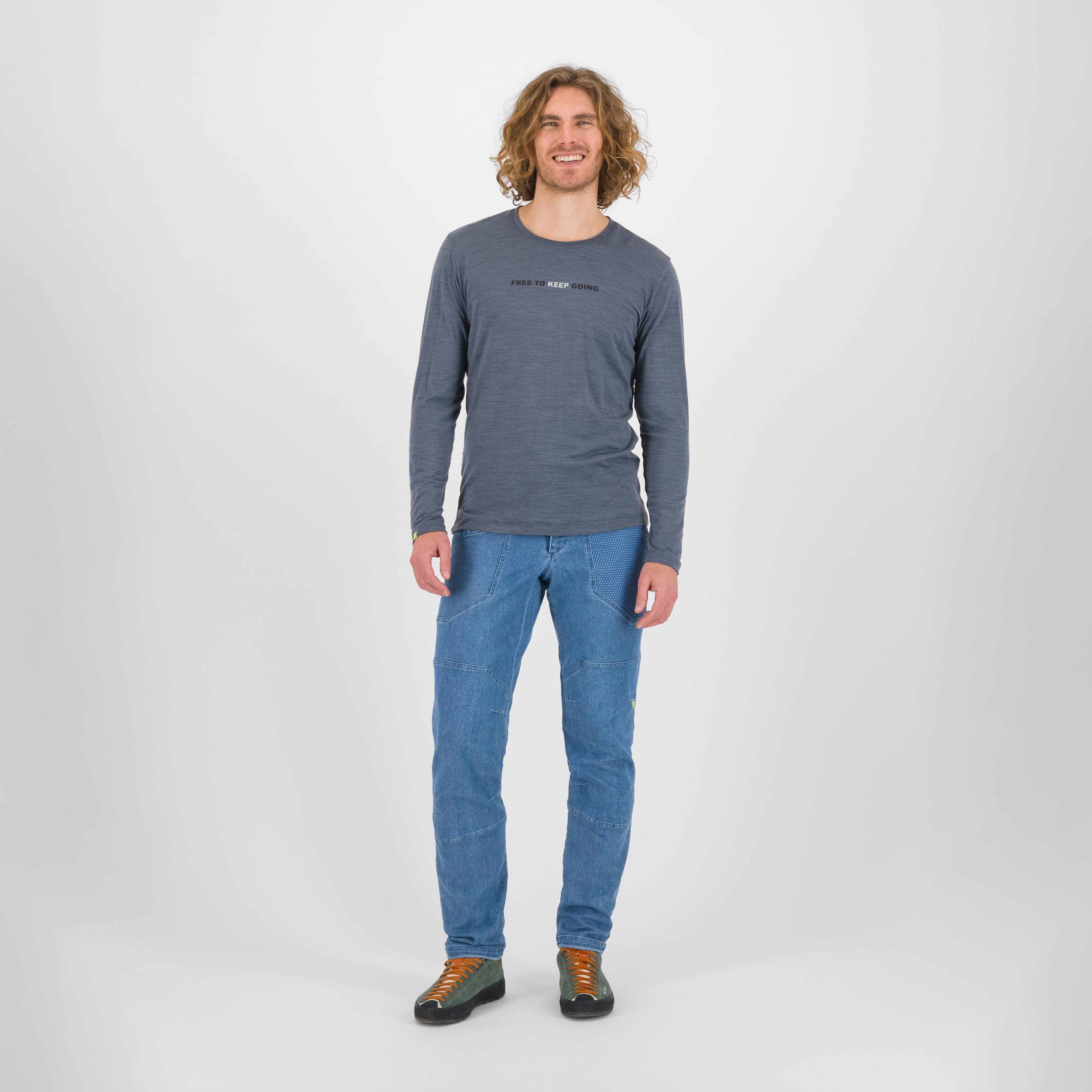 Coppolo merino ls - woodl.gray - karpos