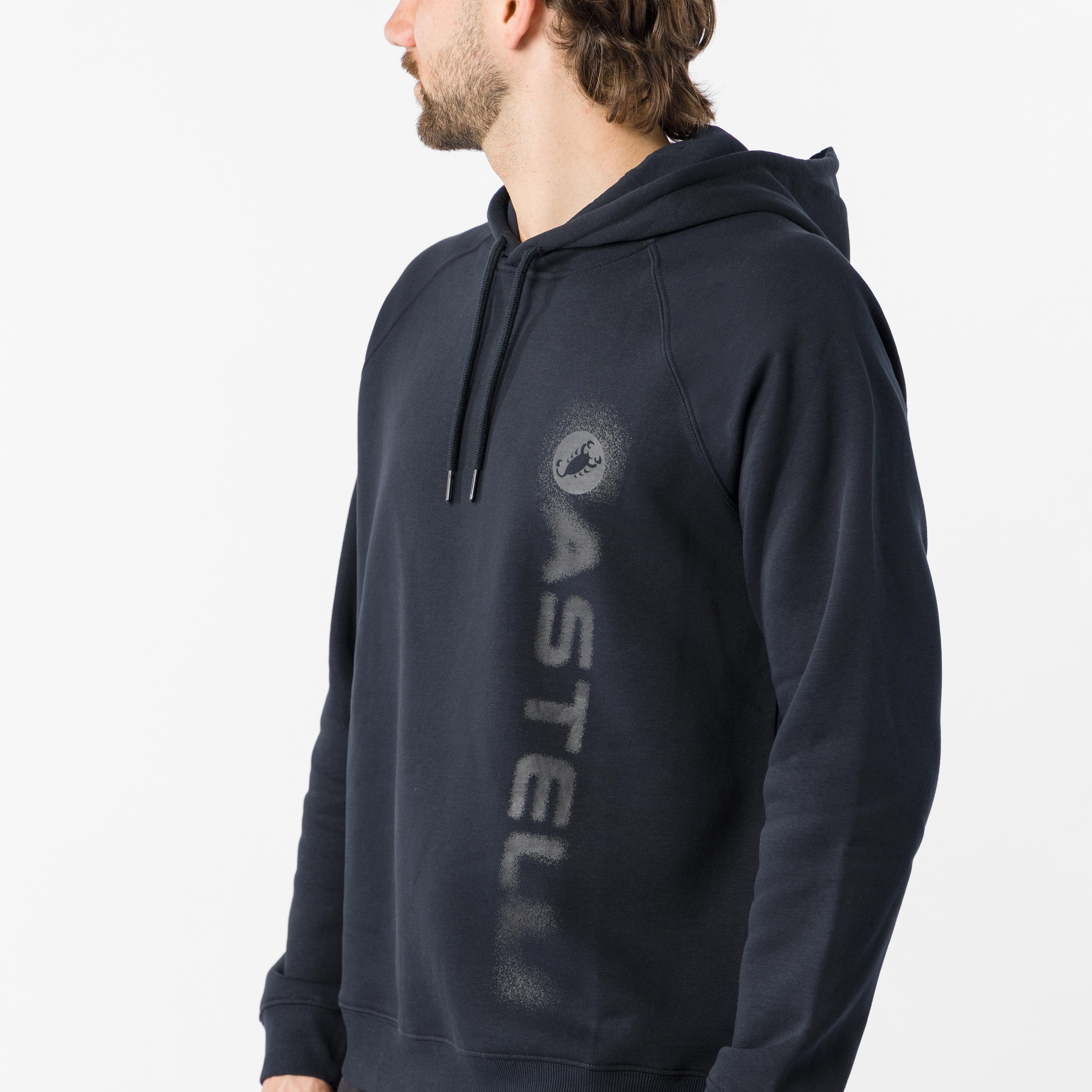 Vertical logo hoody - black - castelli