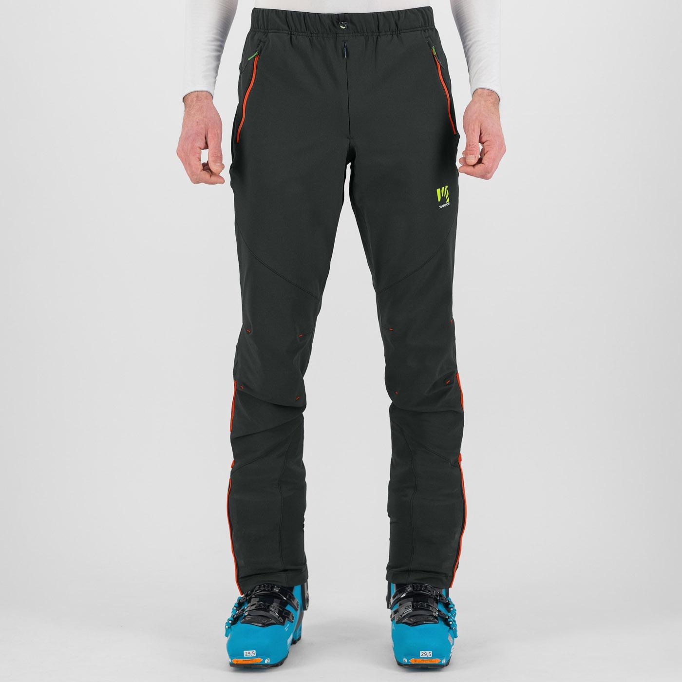Cevedale evo pant - black/spicy orange - karpos