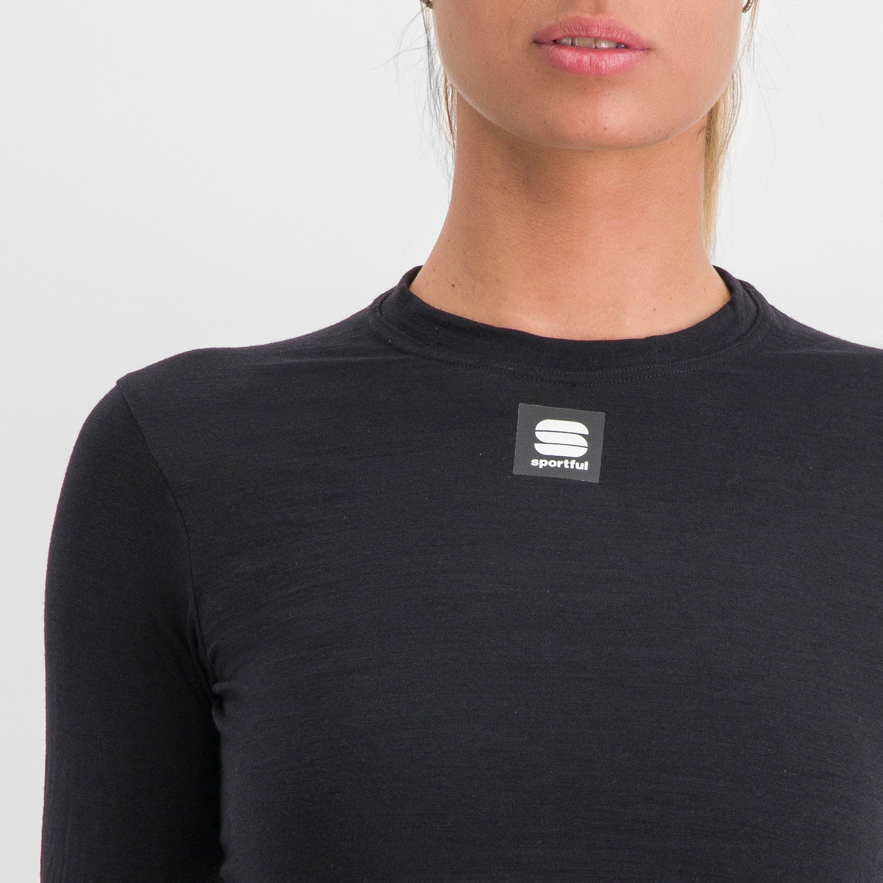 Merino w tee long sleeve - black - sportful