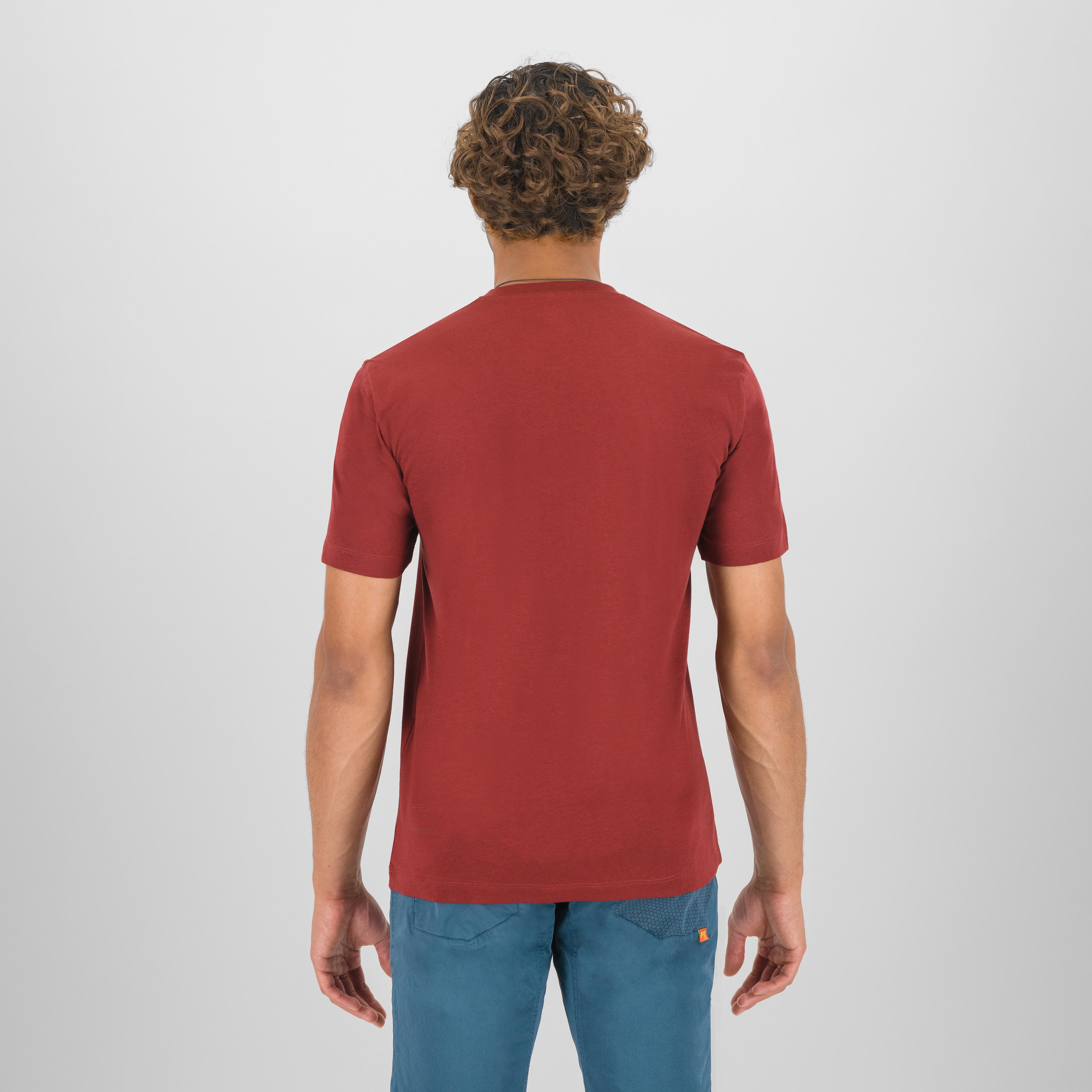 Anemone evo t-shirt - pomegranate/scarlet ibis - karpos
