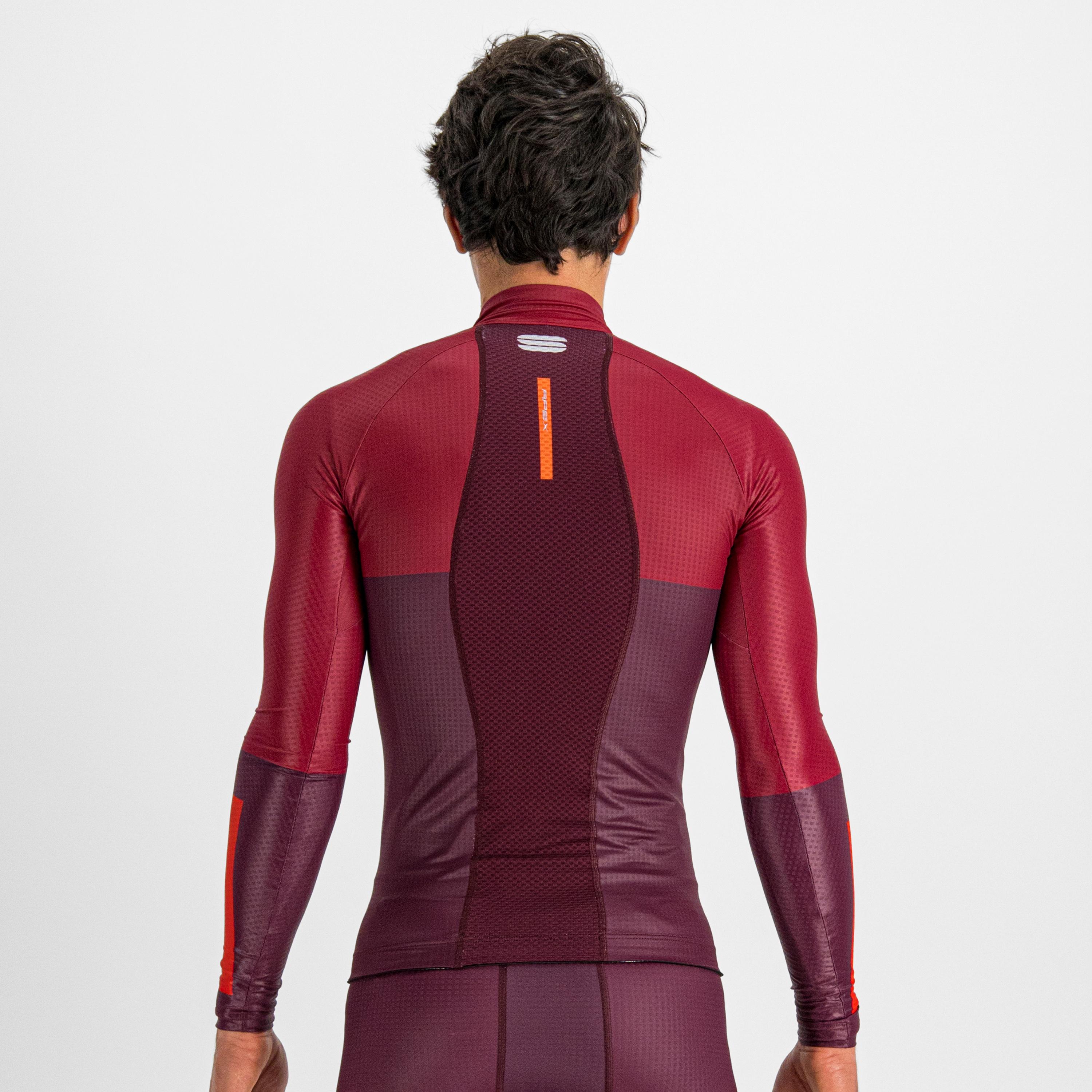 Apex jersey - red wine / red rumba - sportful
