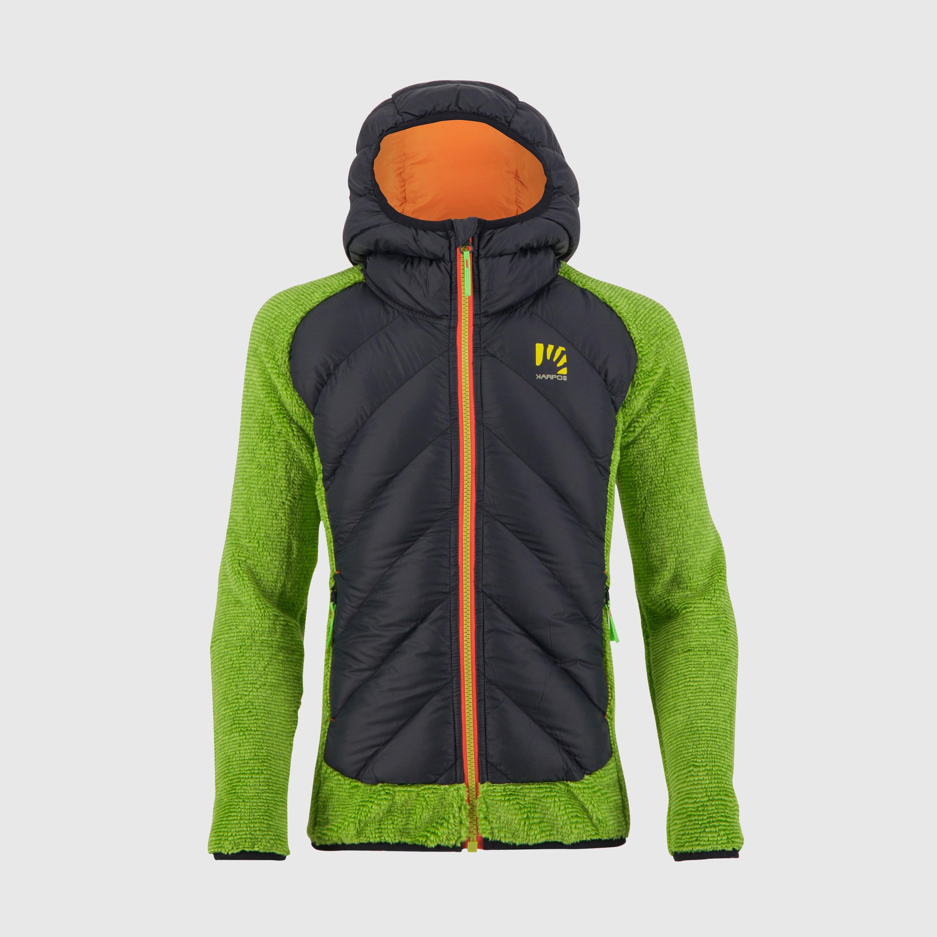Marmarole kid jacket - black/lime green - karpos