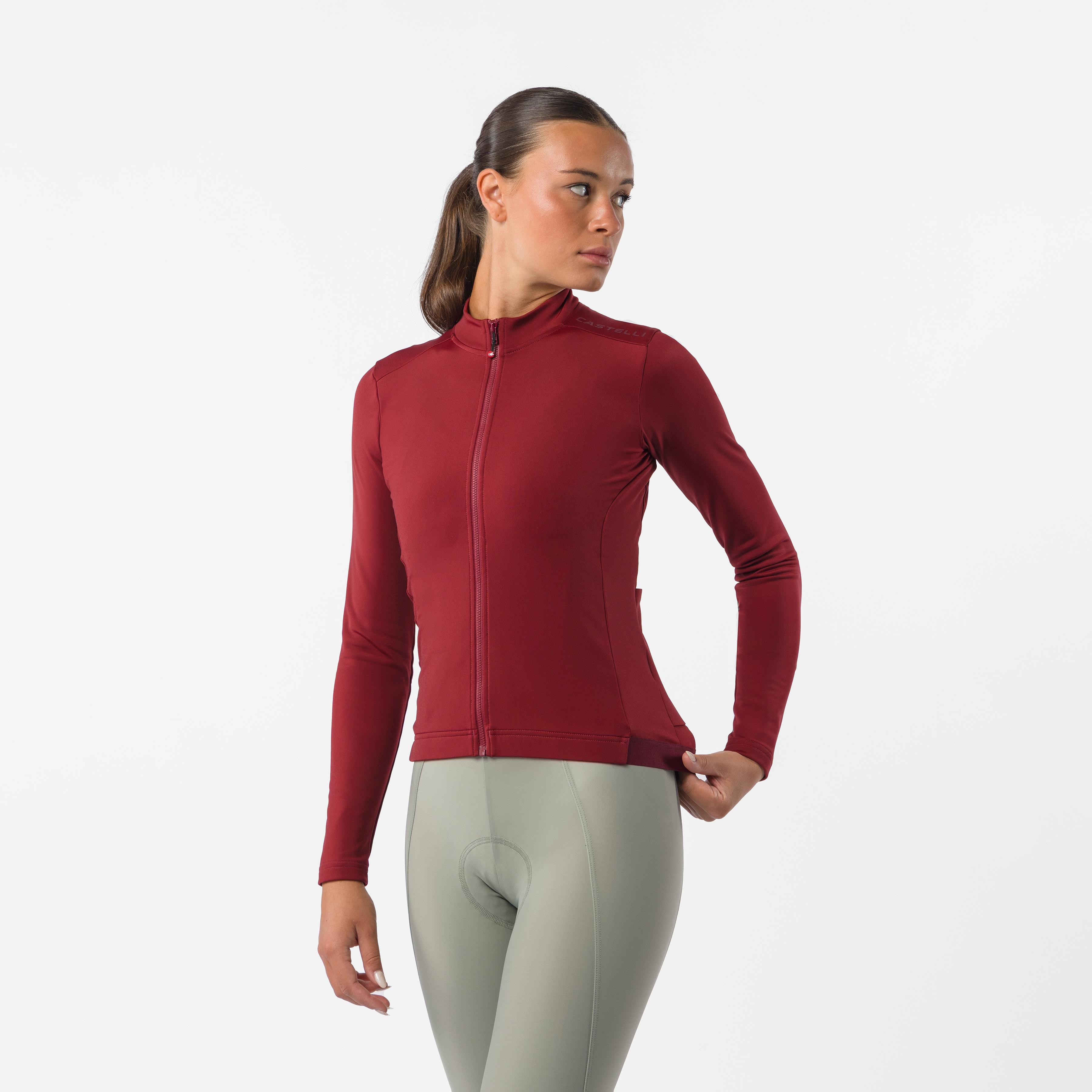 Espresso thermal 2 w jersey - garnet - castelli