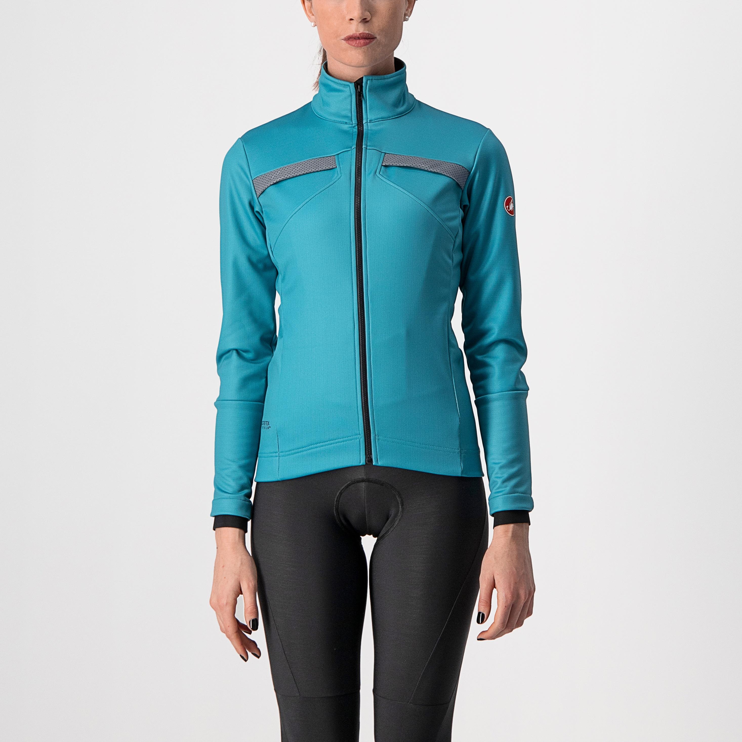 Dinamica jacket - teal blue/silver reflex - castelli