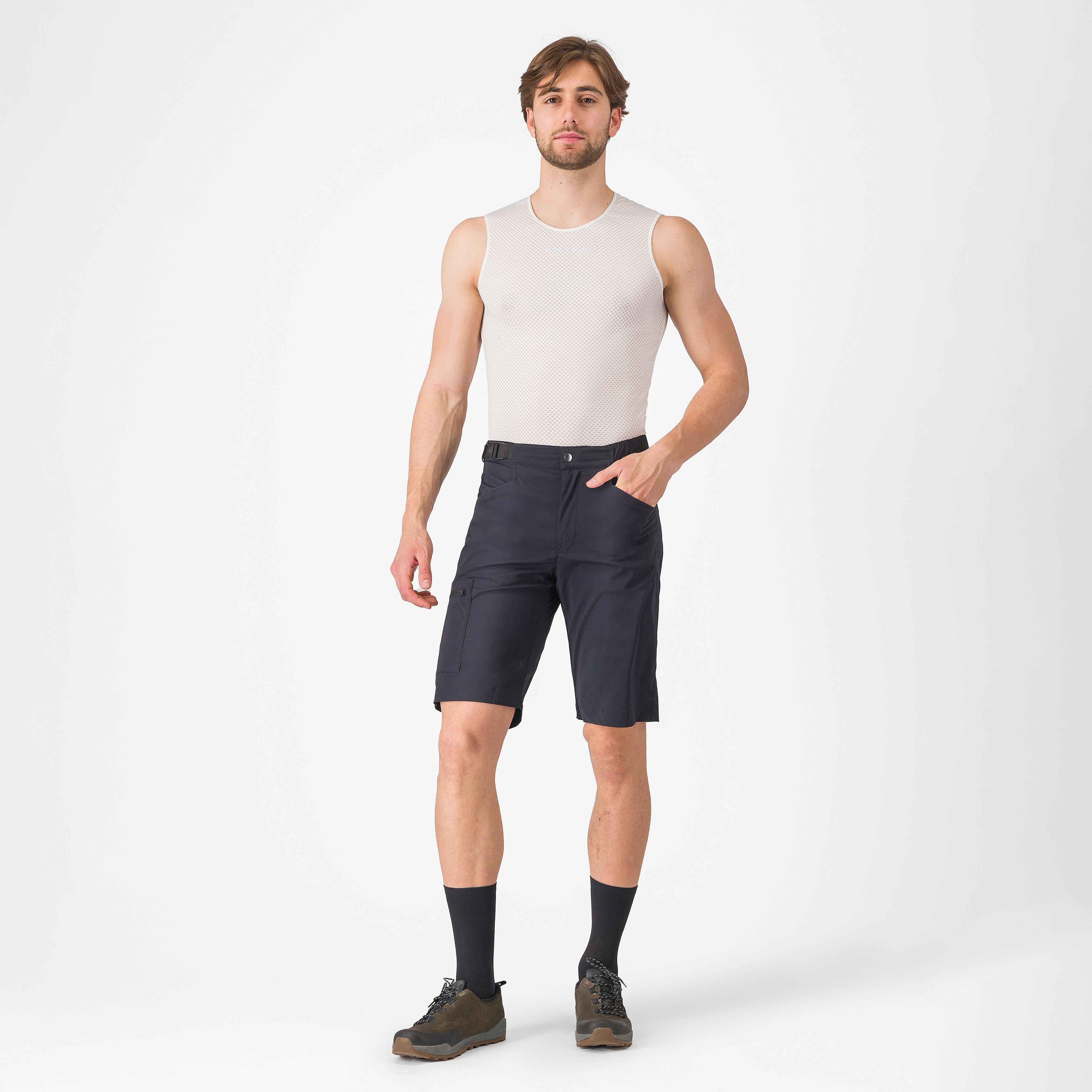 Unlimited adventure baggy short - black - castelli