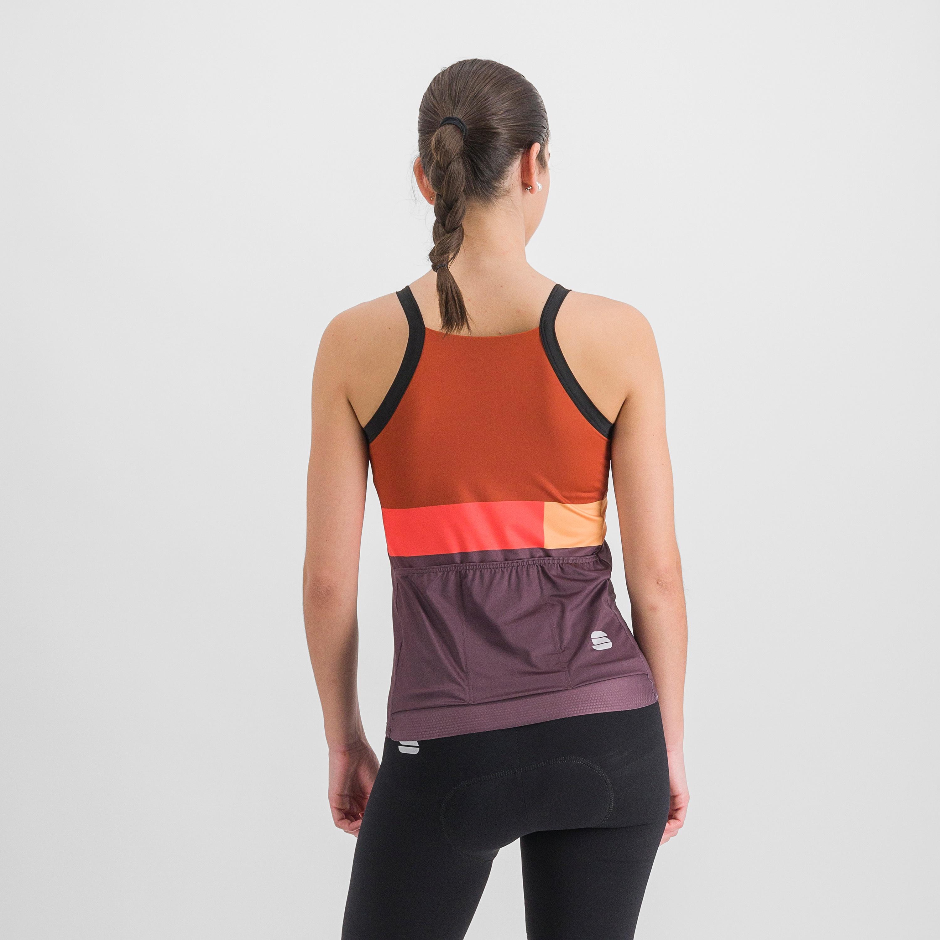 Snap w top - huckleberry cayenna red - sportful
