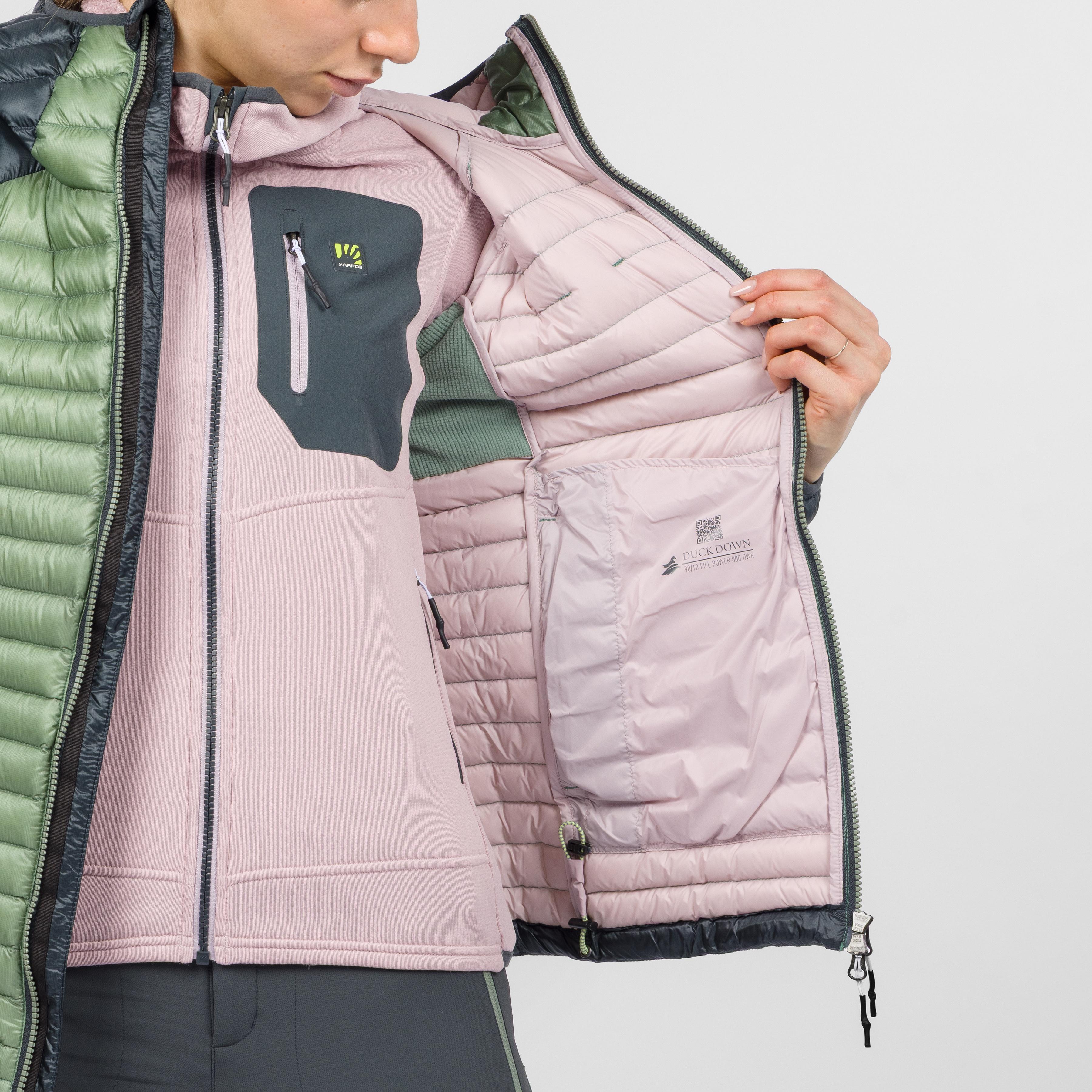 Alagna down w jacket - hedge/woodl.gray - karpos